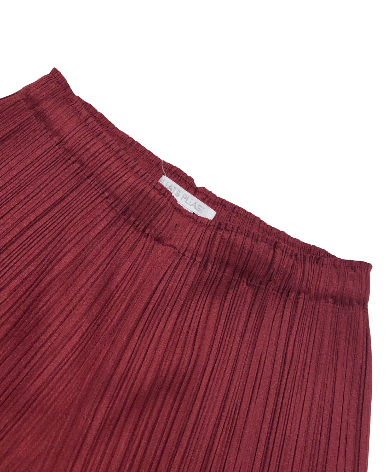 極美品✨PLEATS PLEASE プリーツ ショートパンツ レッド サイズ3