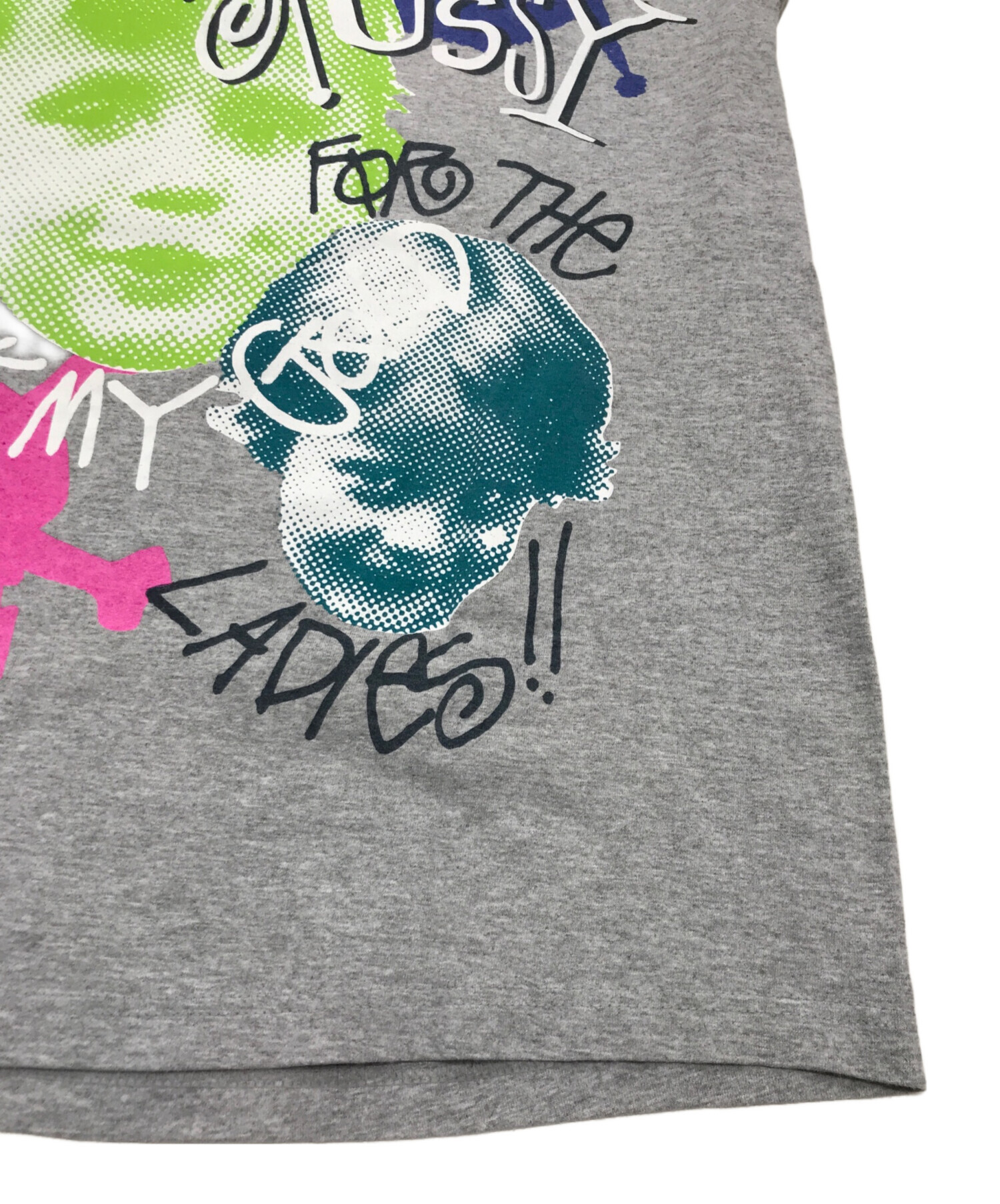 中古・古着通販】stussy (ステューシー) キッズフォトtシャツ グレー