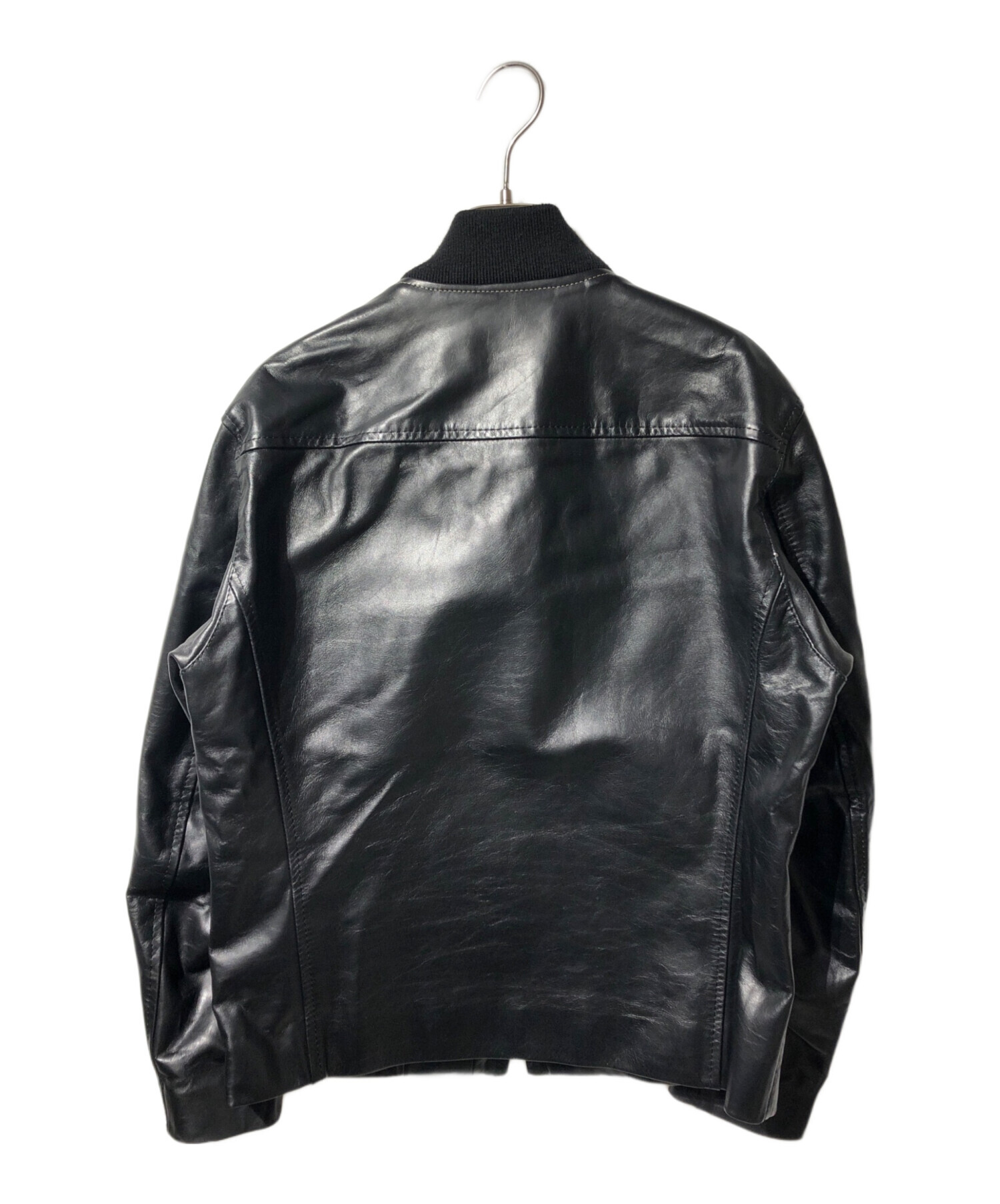 中古・古着通販】ISSEY MIYAKE (イッセイミヤケ) カウレザーブルゾン 