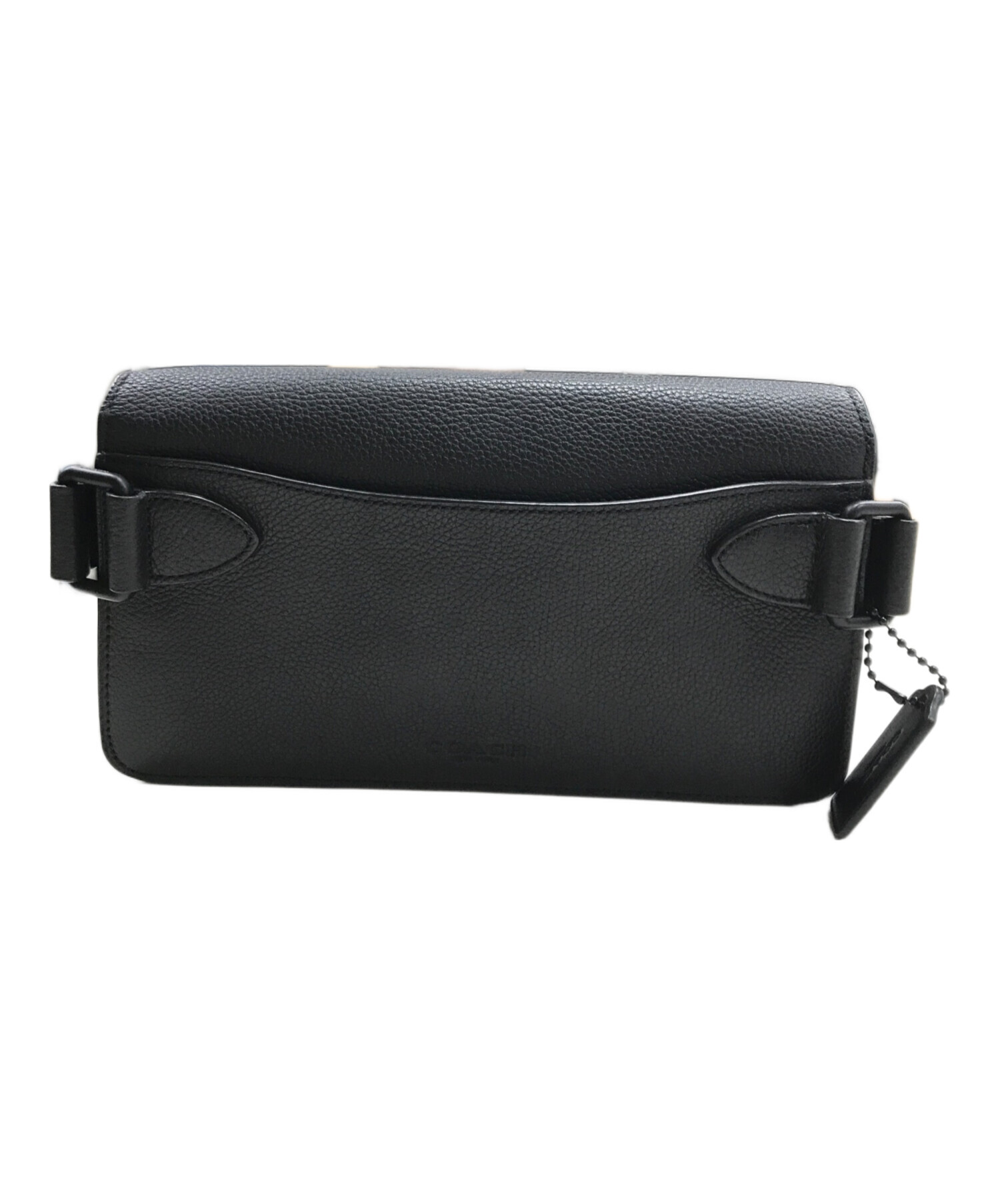 中古・古着通販】COACH (コーチ) タビー ベルトバッグ ブラック