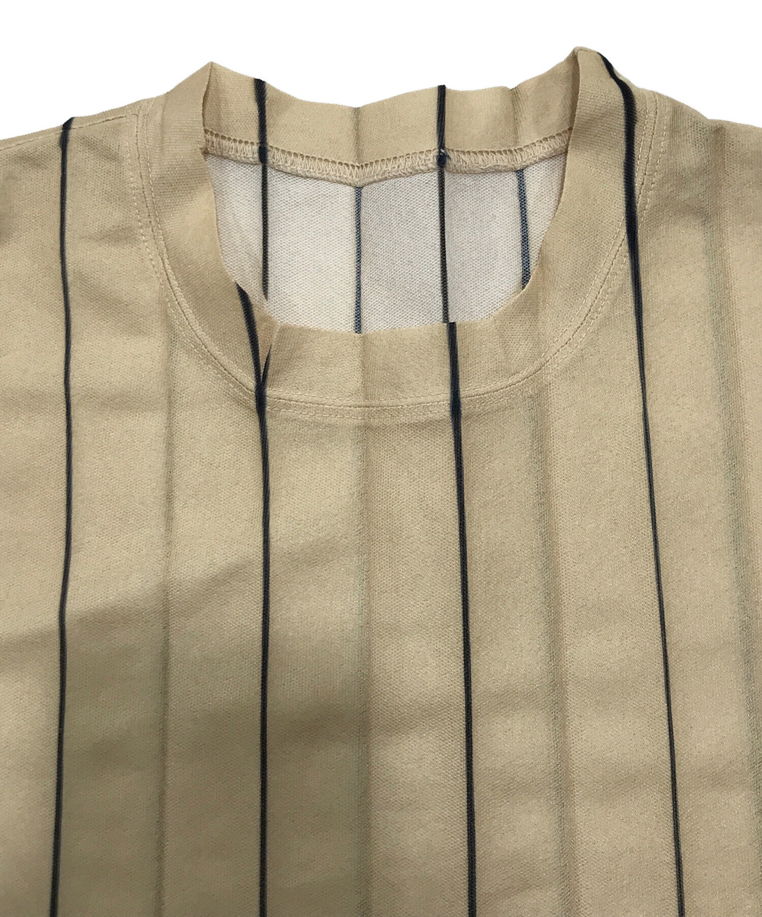 中古・古着通販】ISSEY MIYAKE (イッセイミヤケ) プリーツカットソー