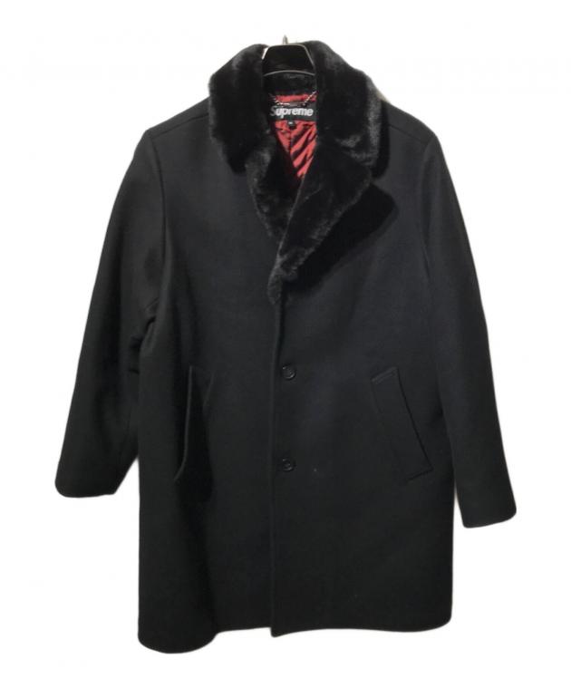 21AW Supreme シュプリーム Alpaca Overcoat ブラック Alpaca Overcoat | Supreme 21fw