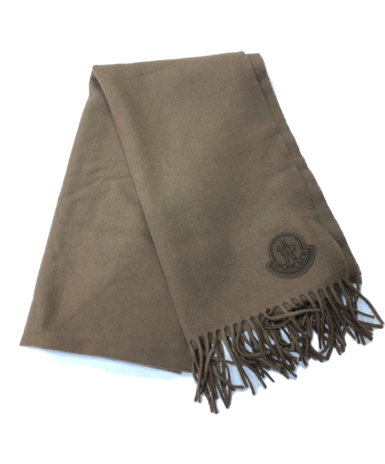 中古・古着通販】MONCLER (モンクレール) ラムウールマフラー/ロゴ