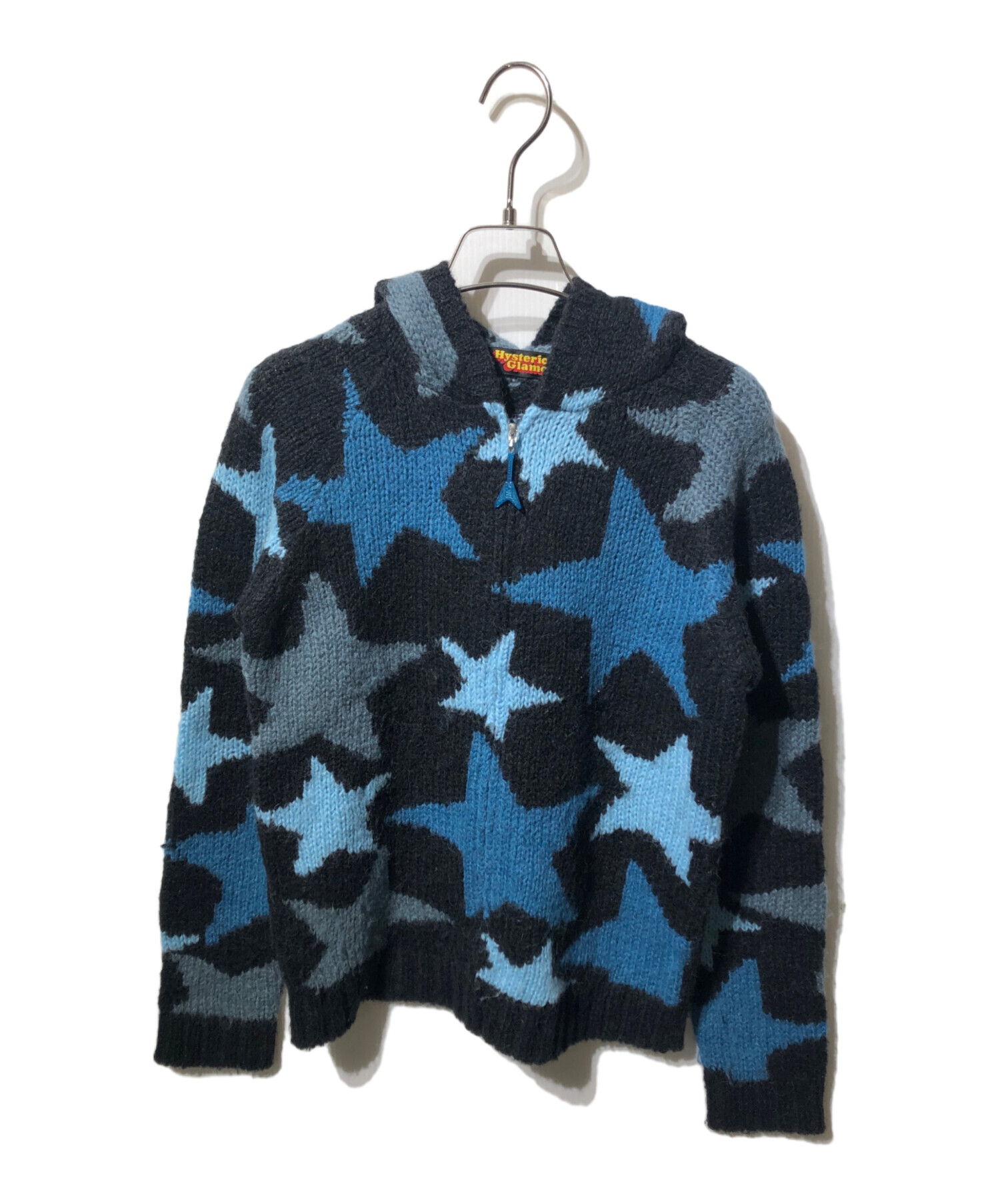HYSTERIC GLAMOUR ヒステリックグラマー　ニット　パーカー HYSTERIC GLAMOUR ジップニットパーカー