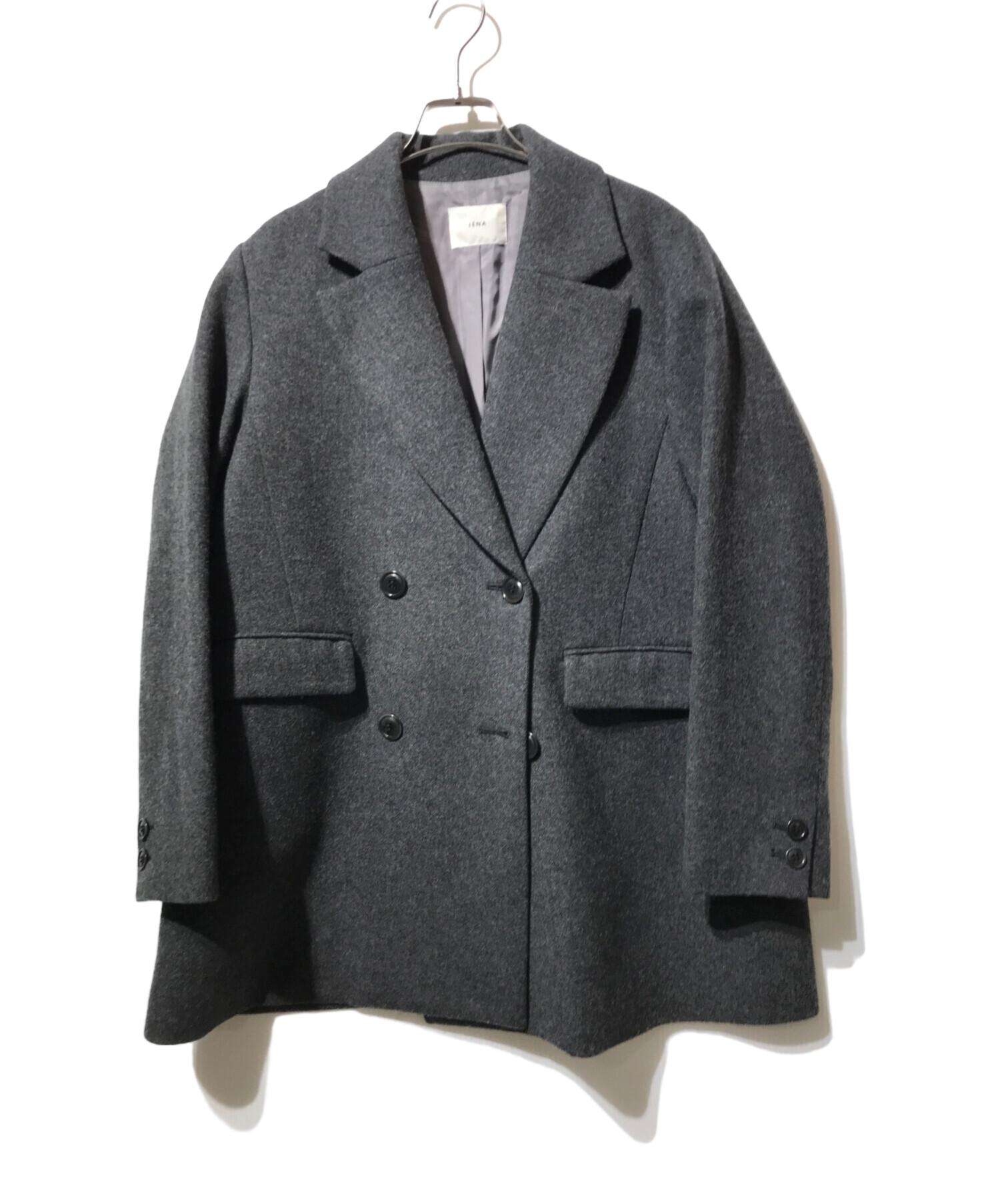 【IENAイエナ】グレージャケット 中古・古着通販】IENA (イエナ) テーラードジャケット グレー