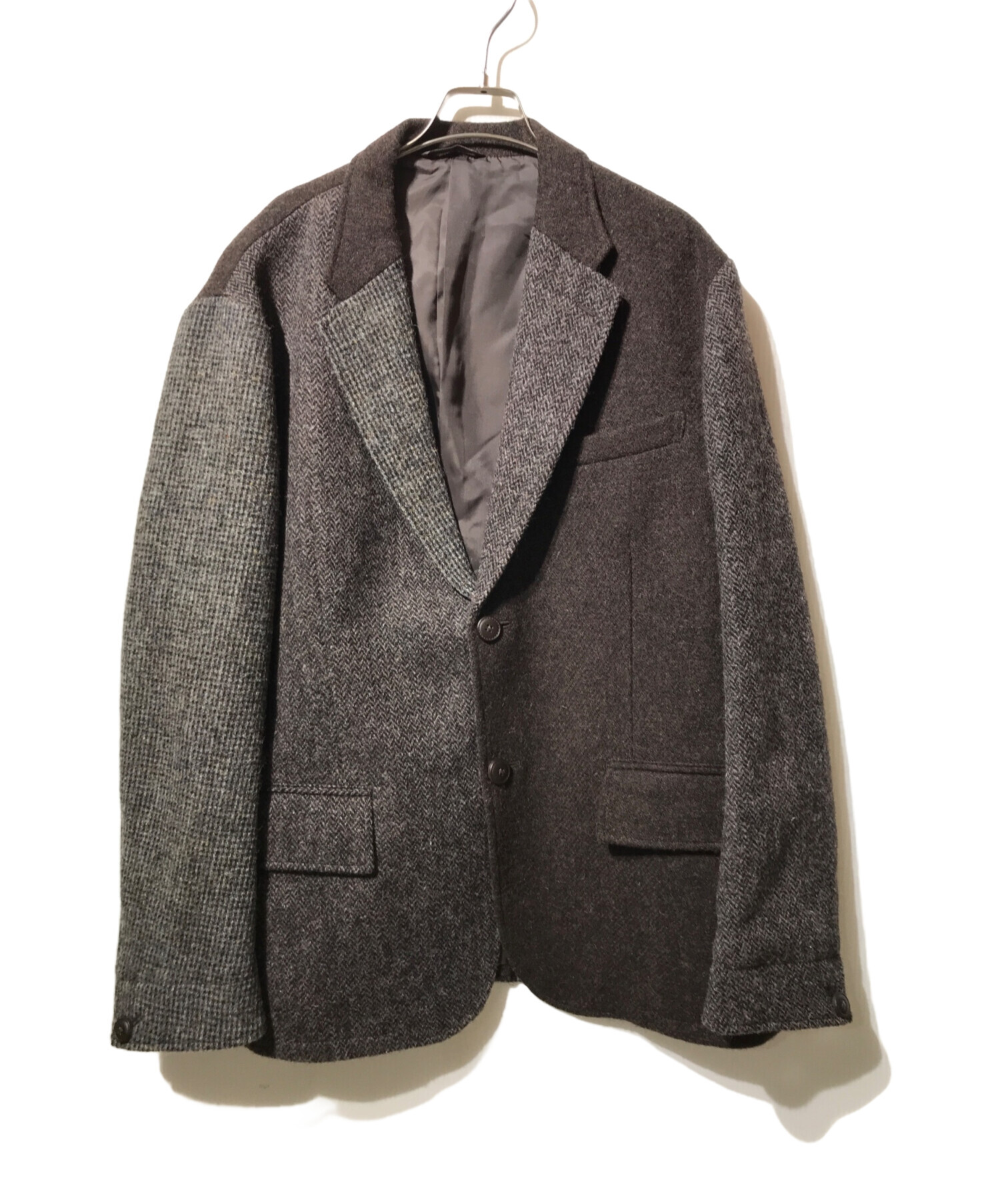 Eddie Bauer Harristweed ウール テーラードジャケット L 中古・古着通販】Eddie Bauer (エディーバウアー) Harris Tweed