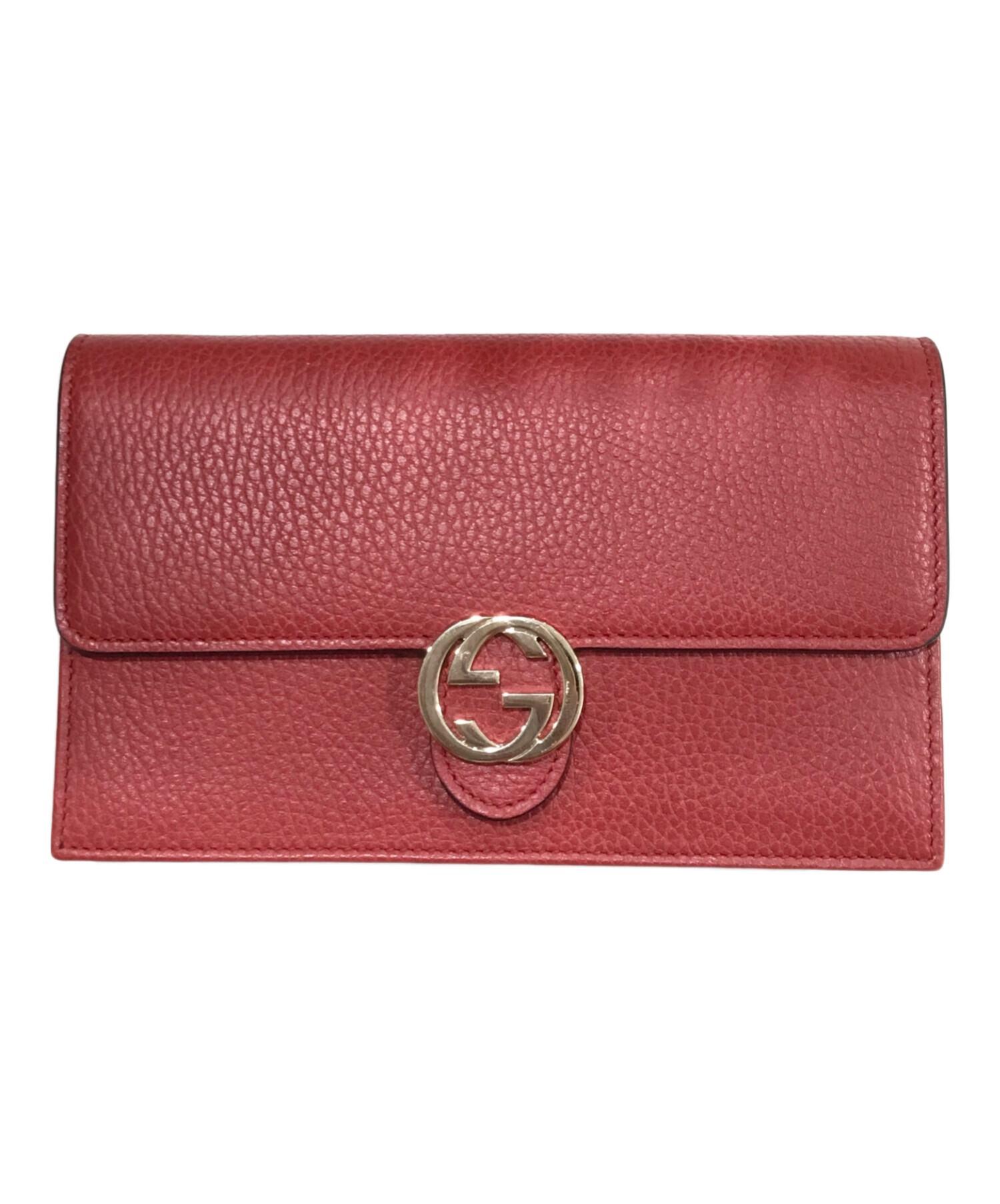 【未使用級】GUCCI グッチ インターロッキング ラウンドファスナー 箱付き brandream_g-978