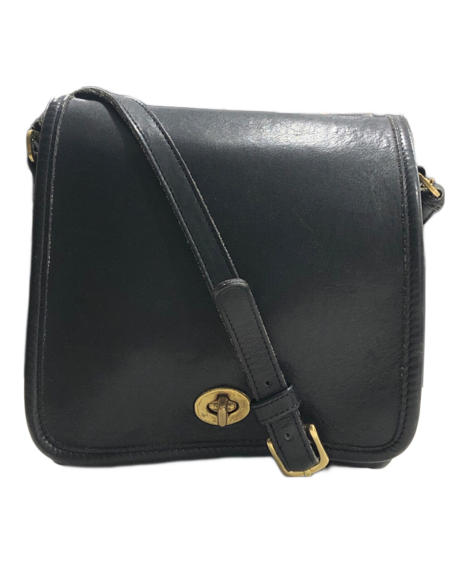 中古・古着通販】OLD COACH (オールドコーチ) レザーショルダーバッグ 