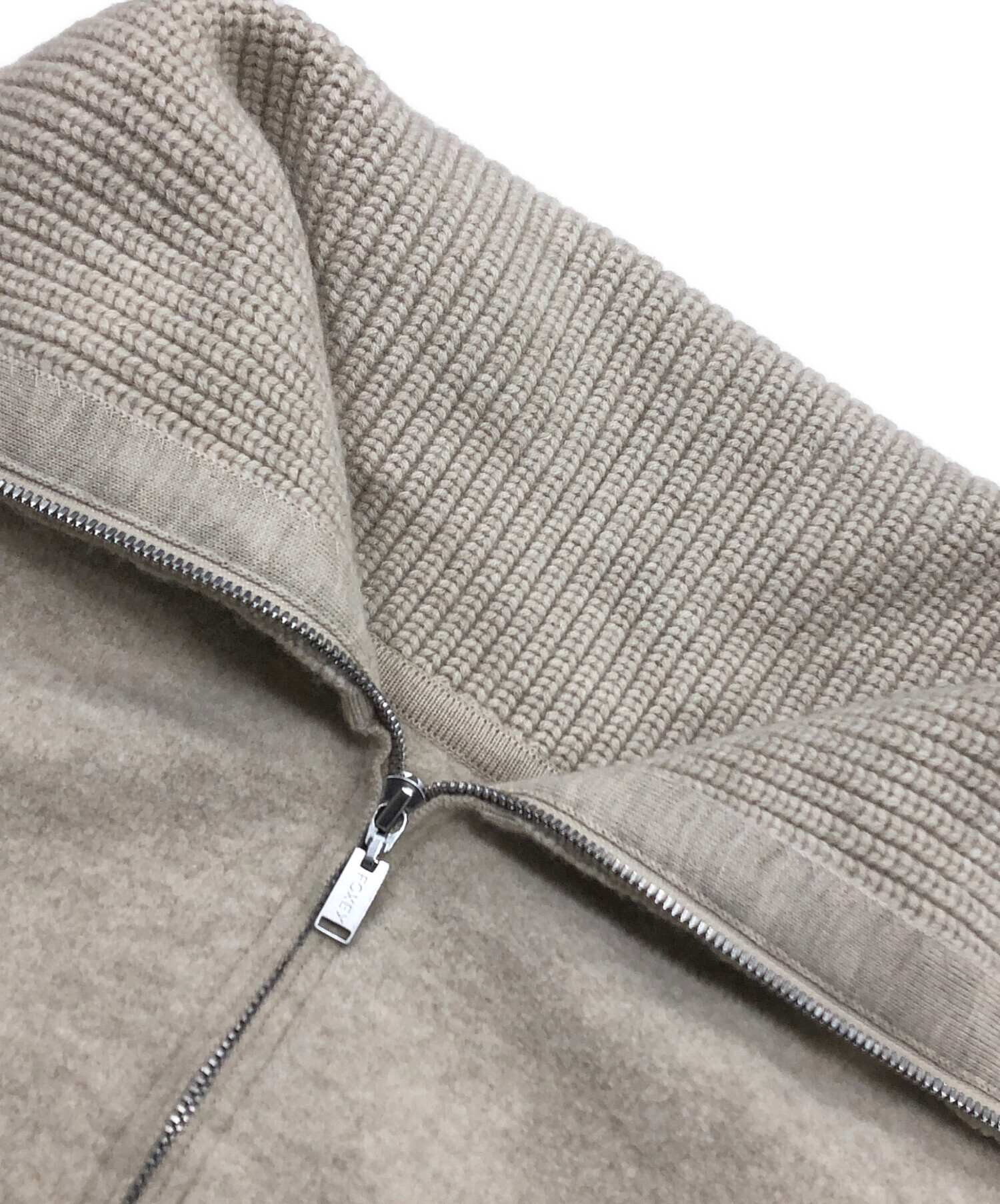 中古・古着通販】FOXEY (フォクシー) フードストール付 ニット 