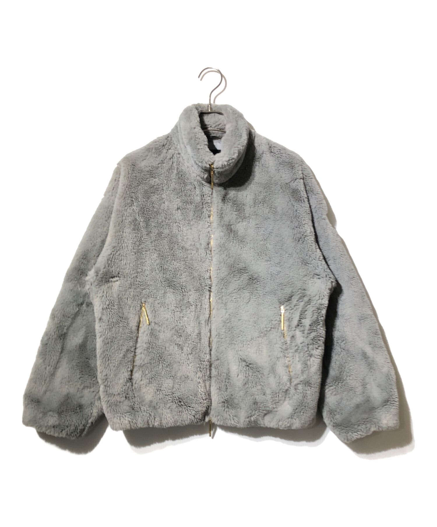 中古・古着通販】TATRAS (タトラス) BARBRAボアブルゾン グレー サイズ 
