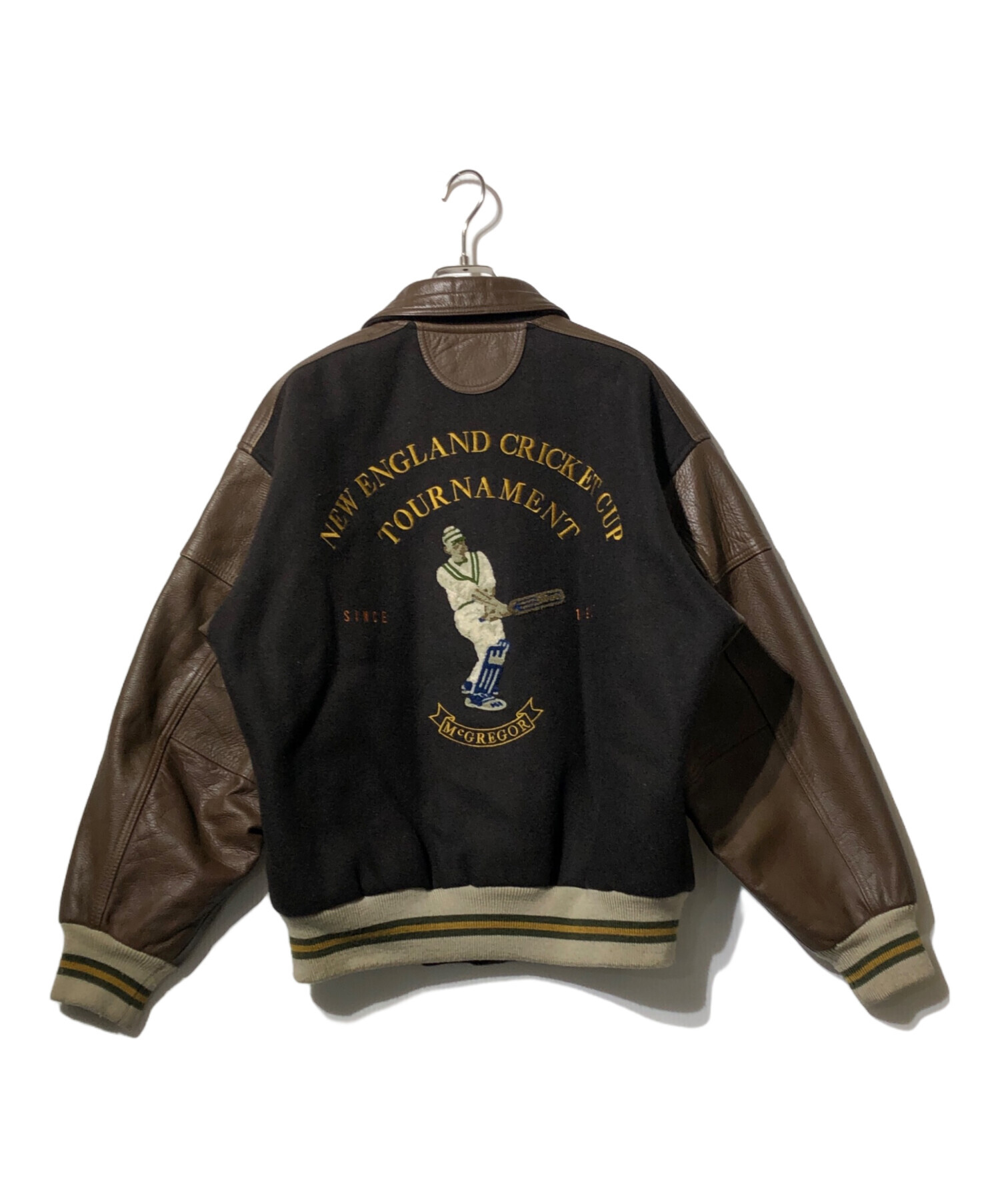 中古・古着通販】McGREGOR (マクレガー) 切替スタジャン ブラウン