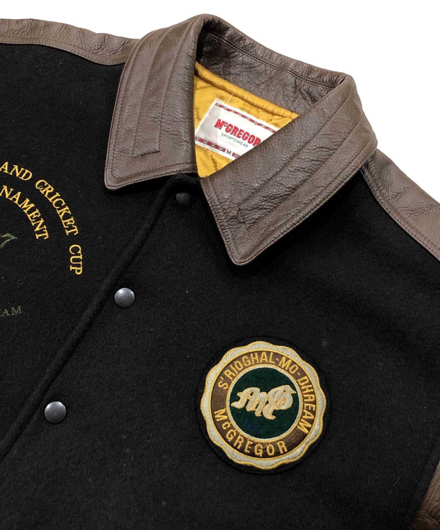 中古・古着通販】McGREGOR (マクレガー) 切替スタジャン ブラウン