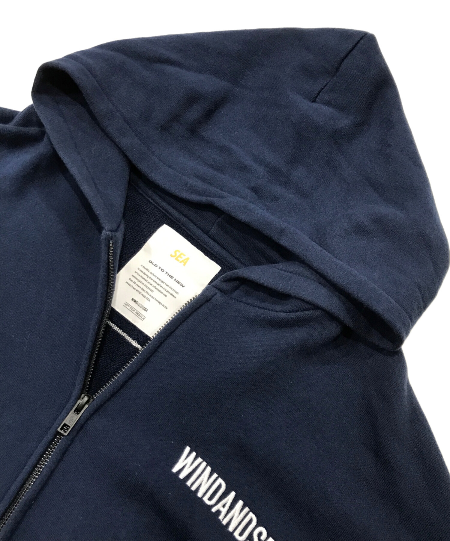 中古・古着通販】WIND AND SEA (ウィンダンシー) ロゴ刺繍ジップ