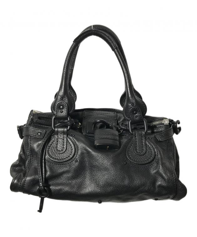 中古・古着通販】Chloe (クロエ) パディントン ハンドバッグ ブラック 