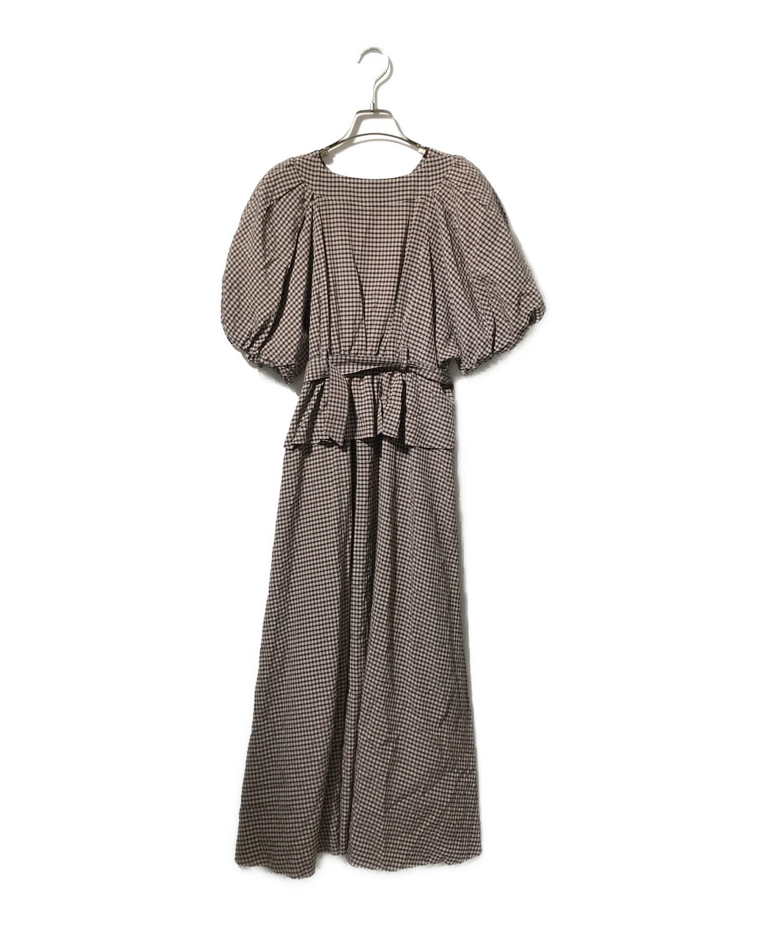 herlipto ◇ Portofino Belted Check Dress HER LIP TO Portofino