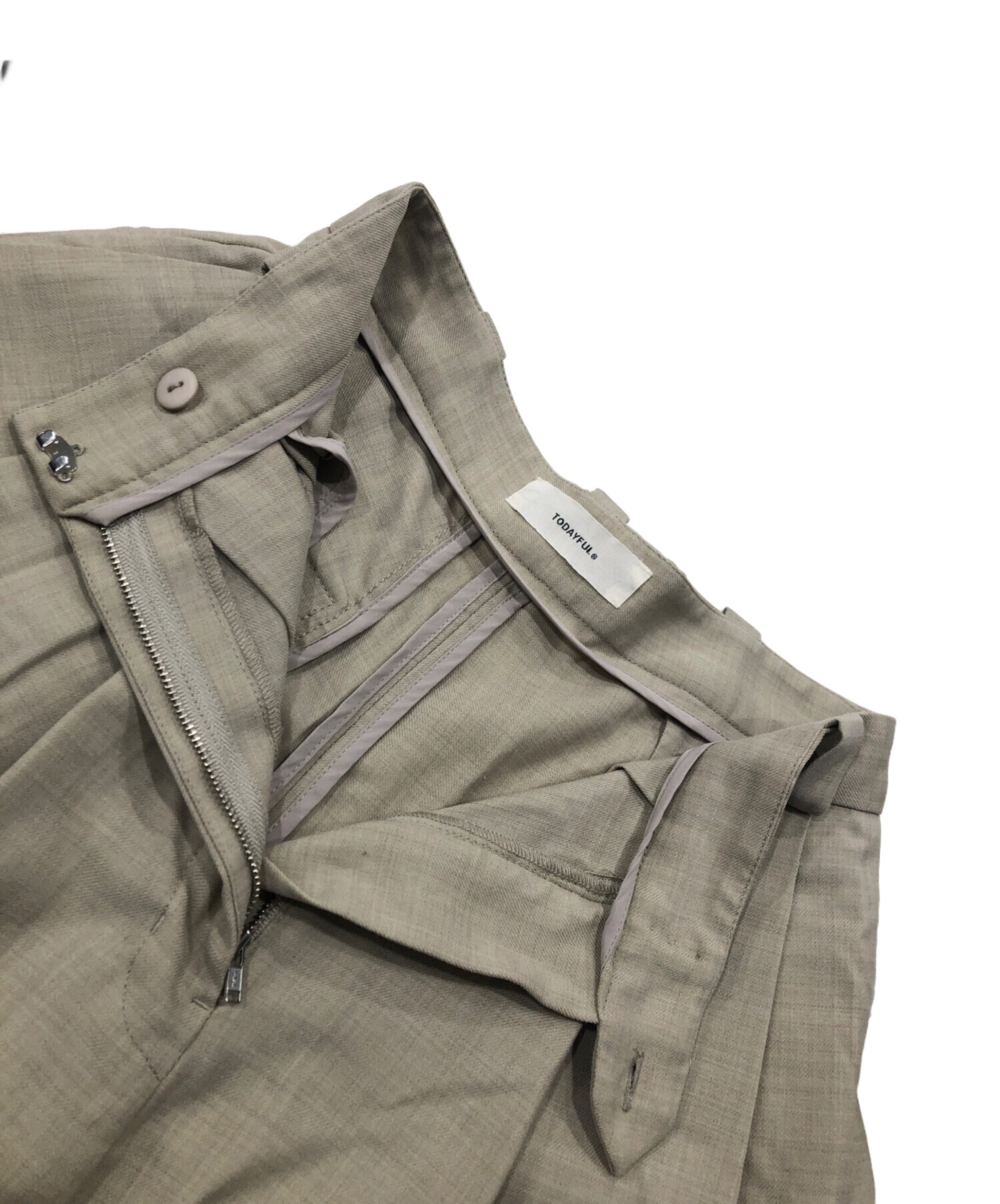 中古・古着通販】TODAYFUL (トゥデイフル) Highwaist Tuck Trousers