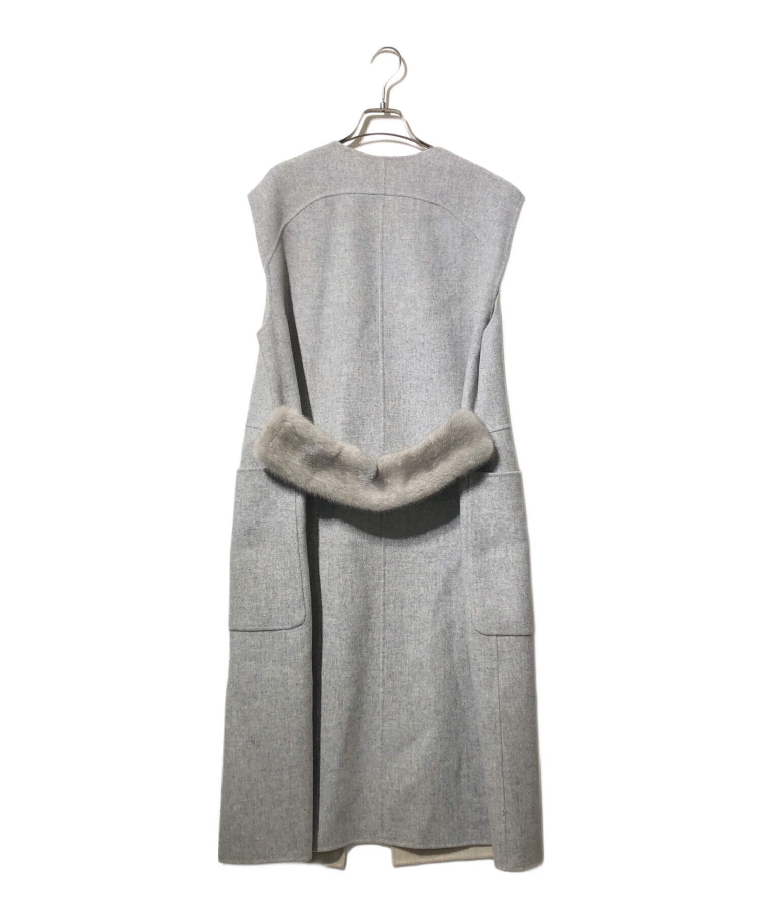 中古・古着通販】CYCLAS (シクラス) ミンクファーベルトリバーウール