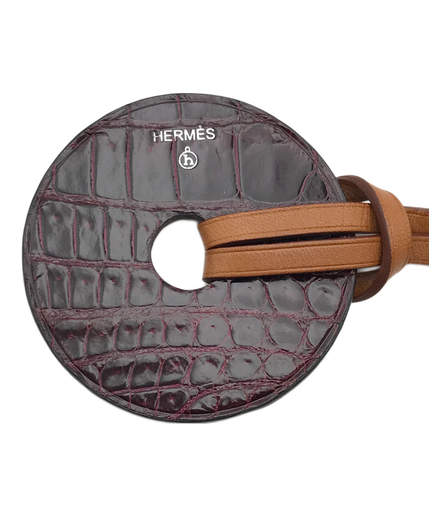 中古・古着通販】HERMES (エルメス) プティアッシュ レザーネックレス