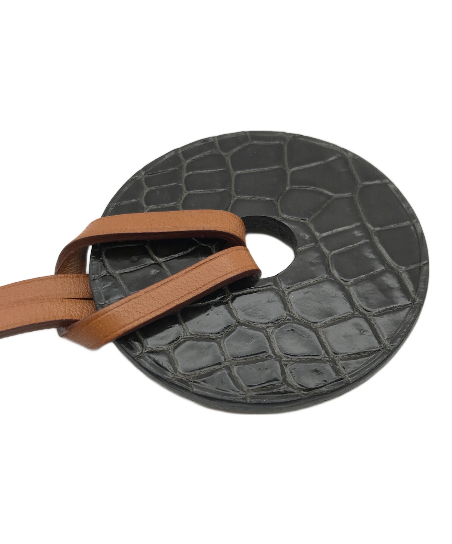中古・古着通販】HERMES (エルメス) プティアッシュ レザーネックレス