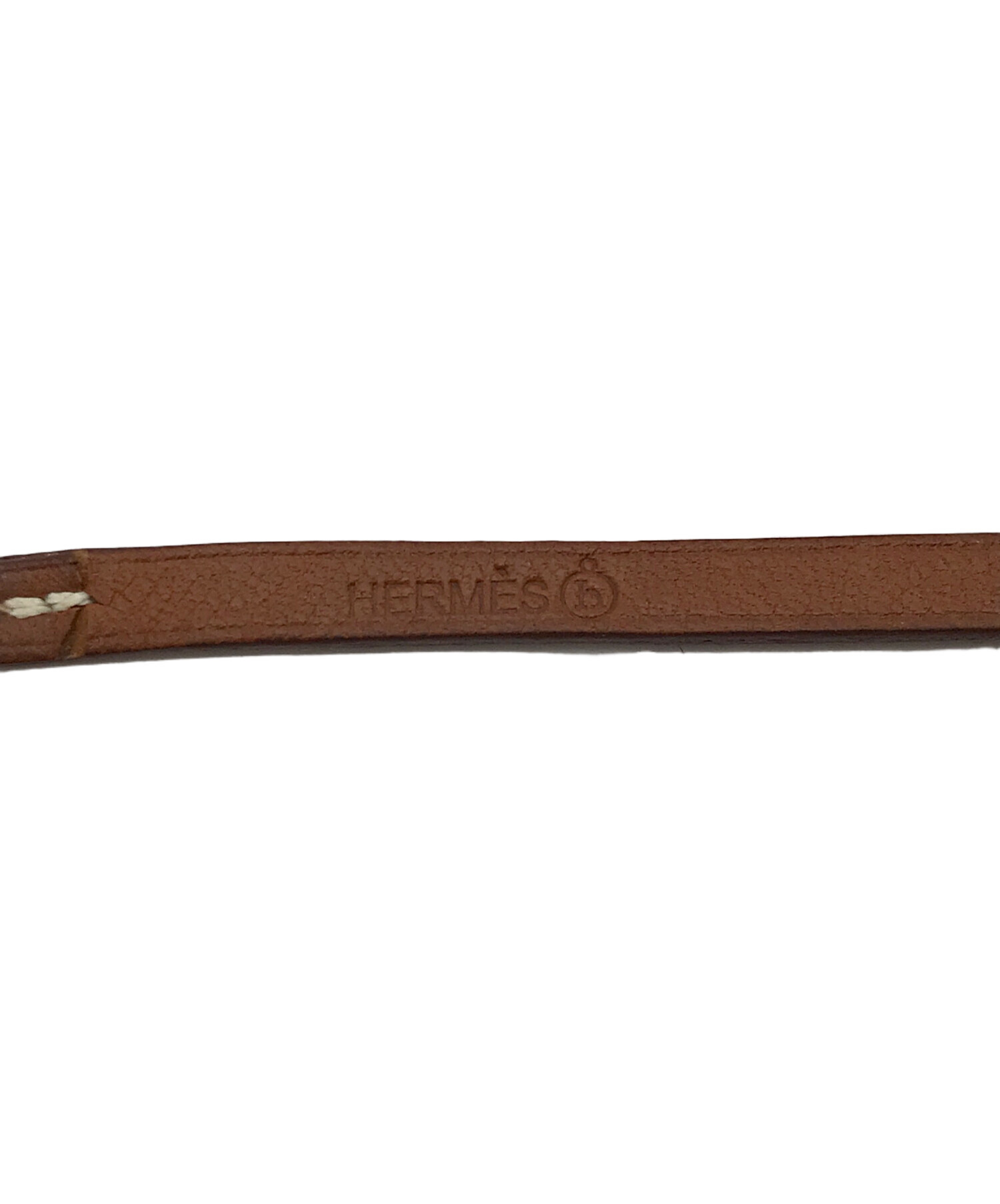 中古・古着通販】HERMES (エルメス) プティアッシュ レザーネックレス