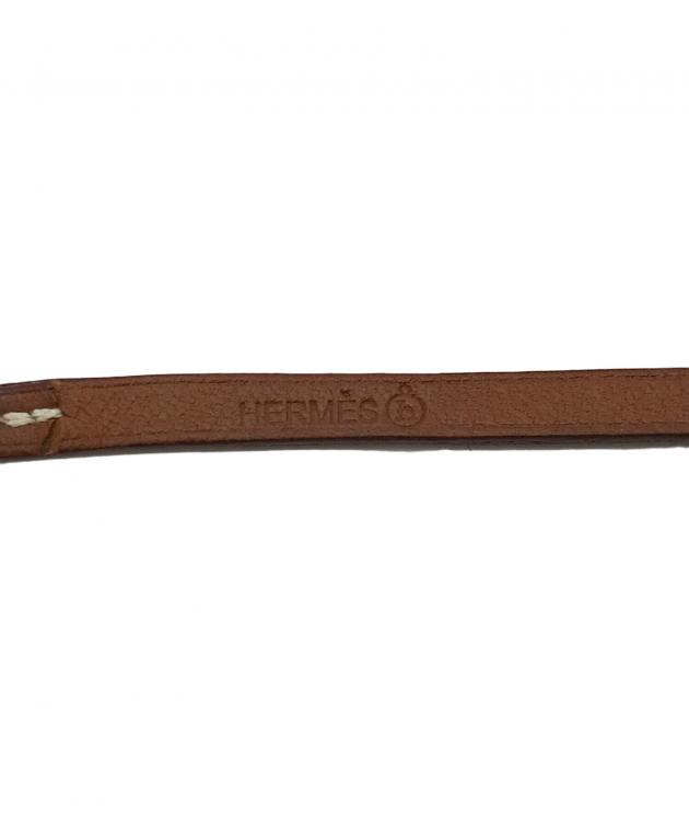 中古・古着通販】HERMES (エルメス) プティアッシュ レザーネックレス