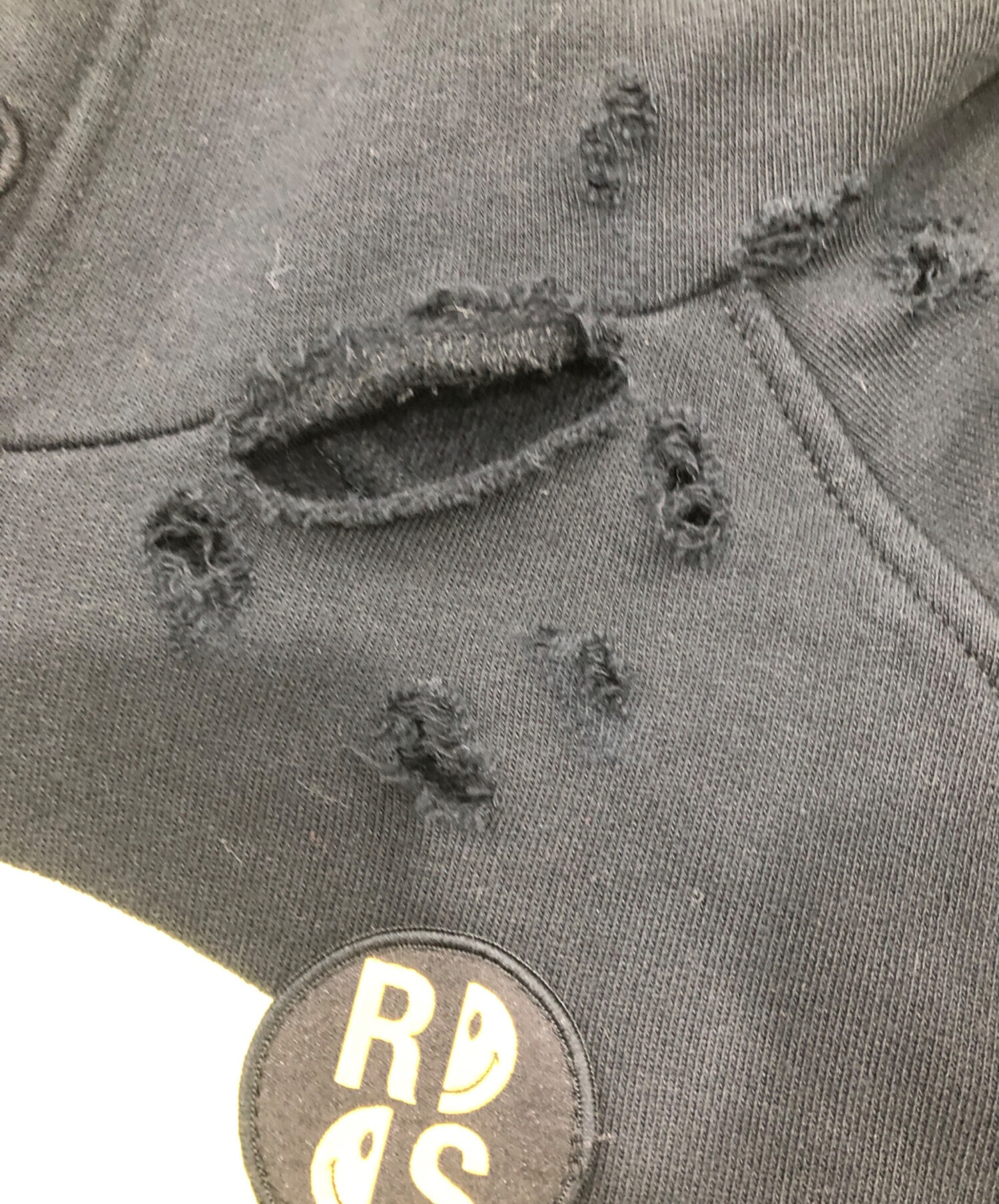 中古・古着通販】RAF SIMONS (ラフシモンズ) スマイリー ダメージ加工 