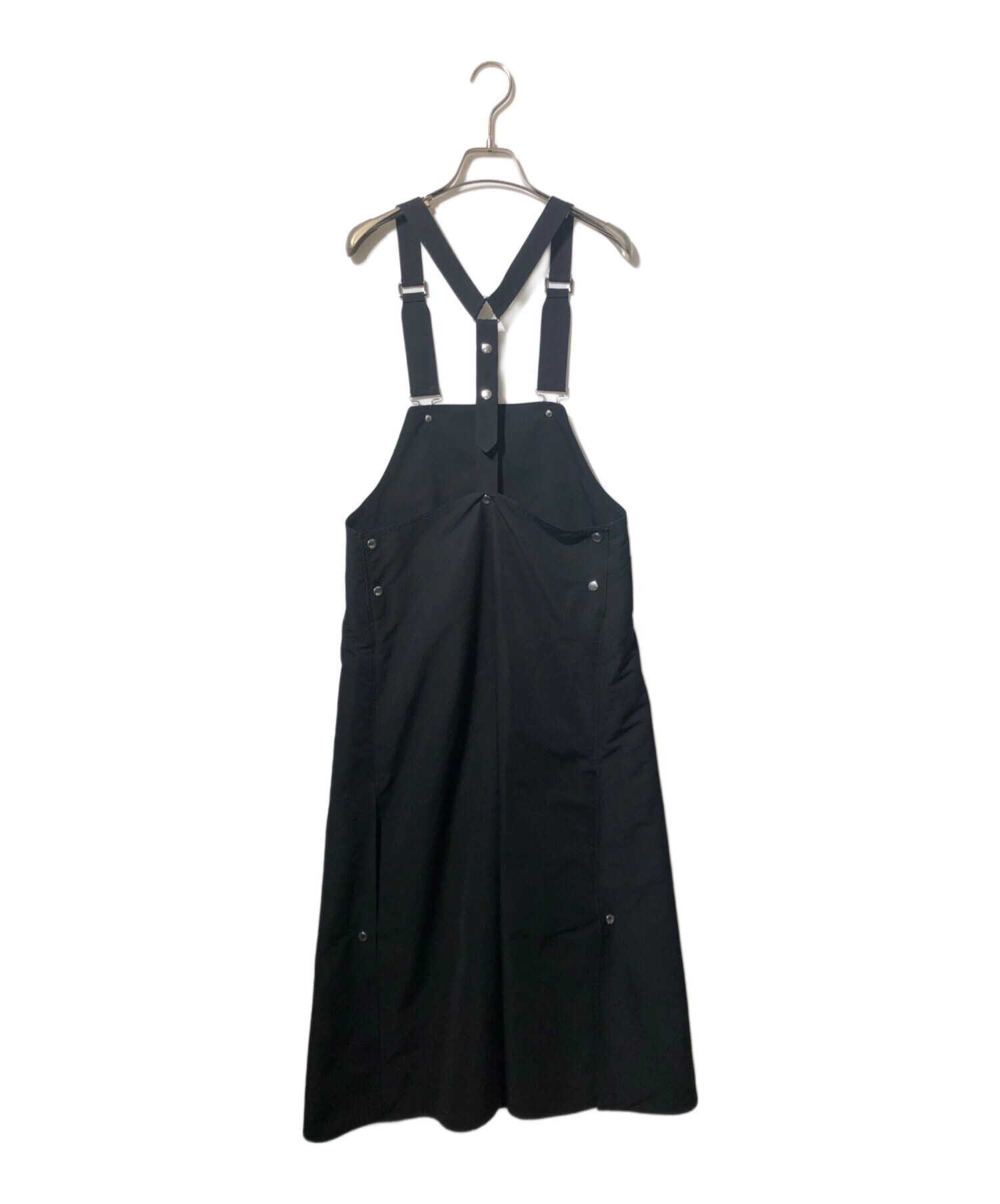 THE RERACS エプロンドレス ブラック 36 THE RERACS エプロンドレス