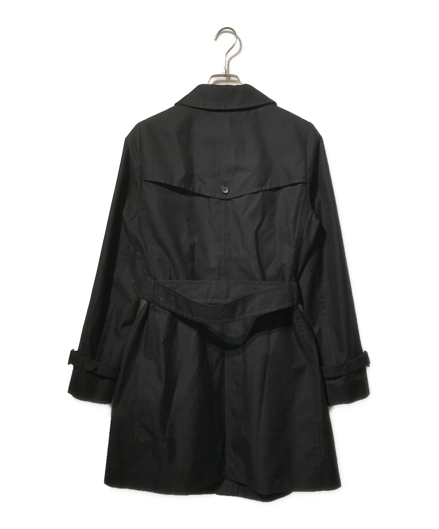 中古・古着通販】COACH (コーチ) ステンカラーコート ブラック サイズ
