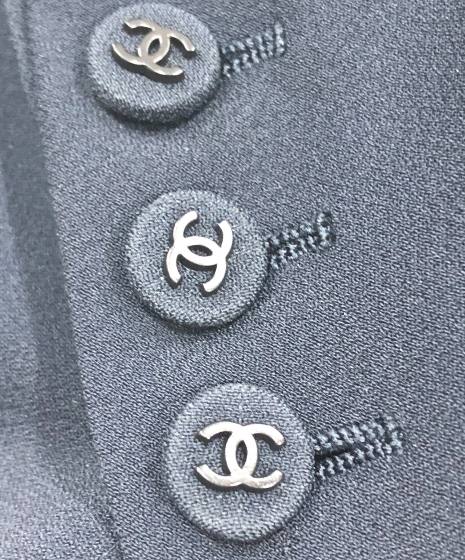中古・古着通販】CHANEL (シャネル) フロントジップワンピース