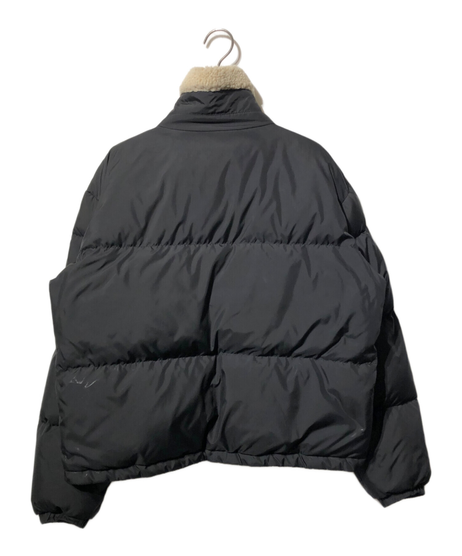 中古・古着通販】COACH (コーチ) ボアカラーダウンジャケット ブラック