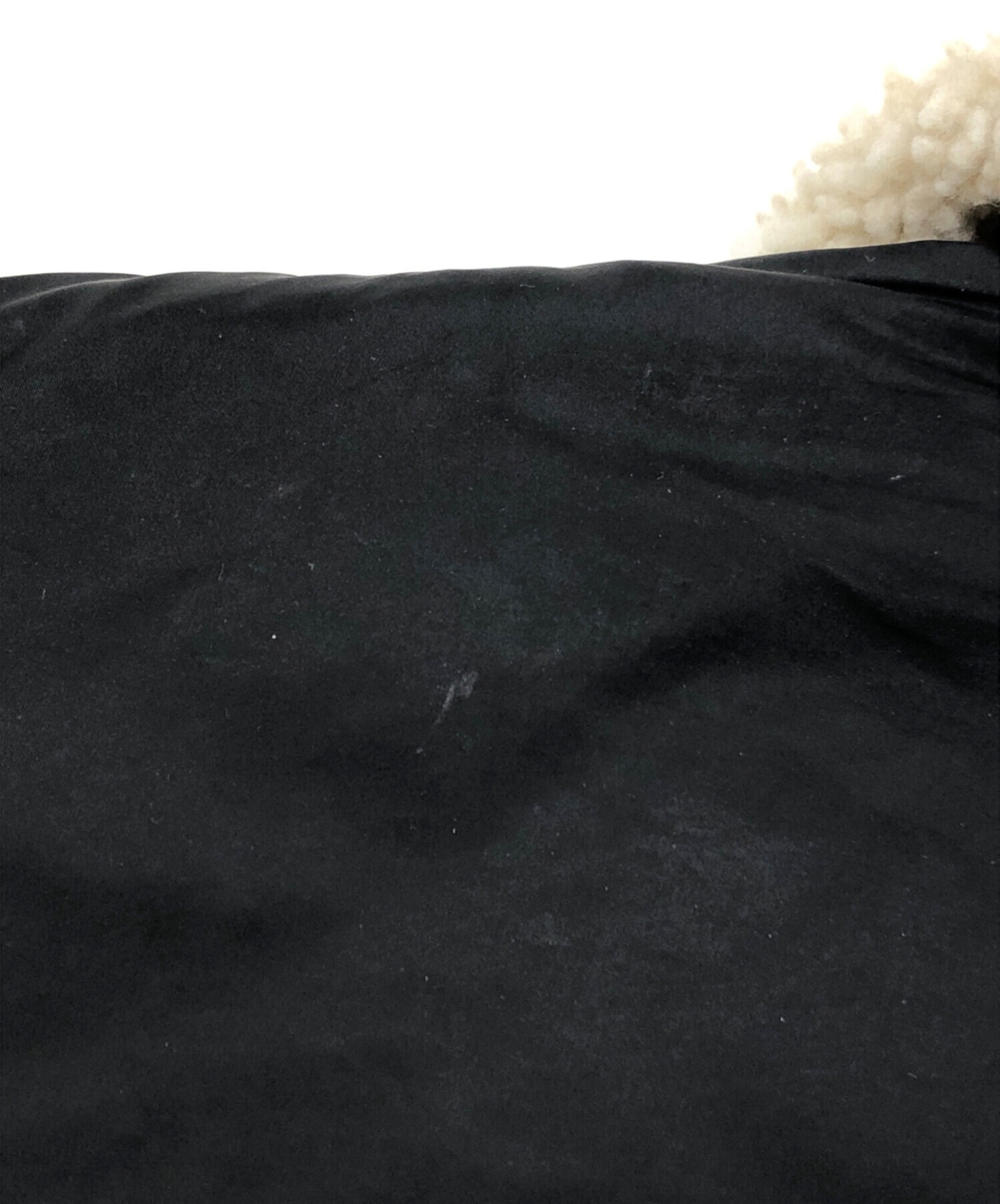 中古・古着通販】COACH (コーチ) ボアカラーダウンジャケット ブラック