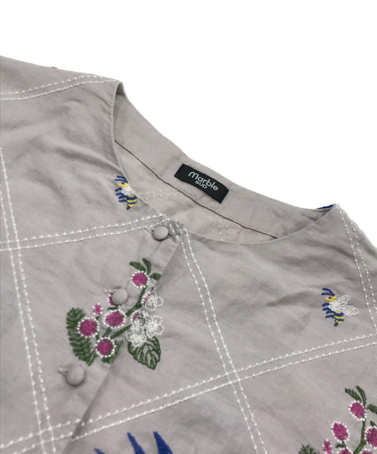 中古・古着通販】Marble SUD (マーブルシュッド) 花とミツバチ