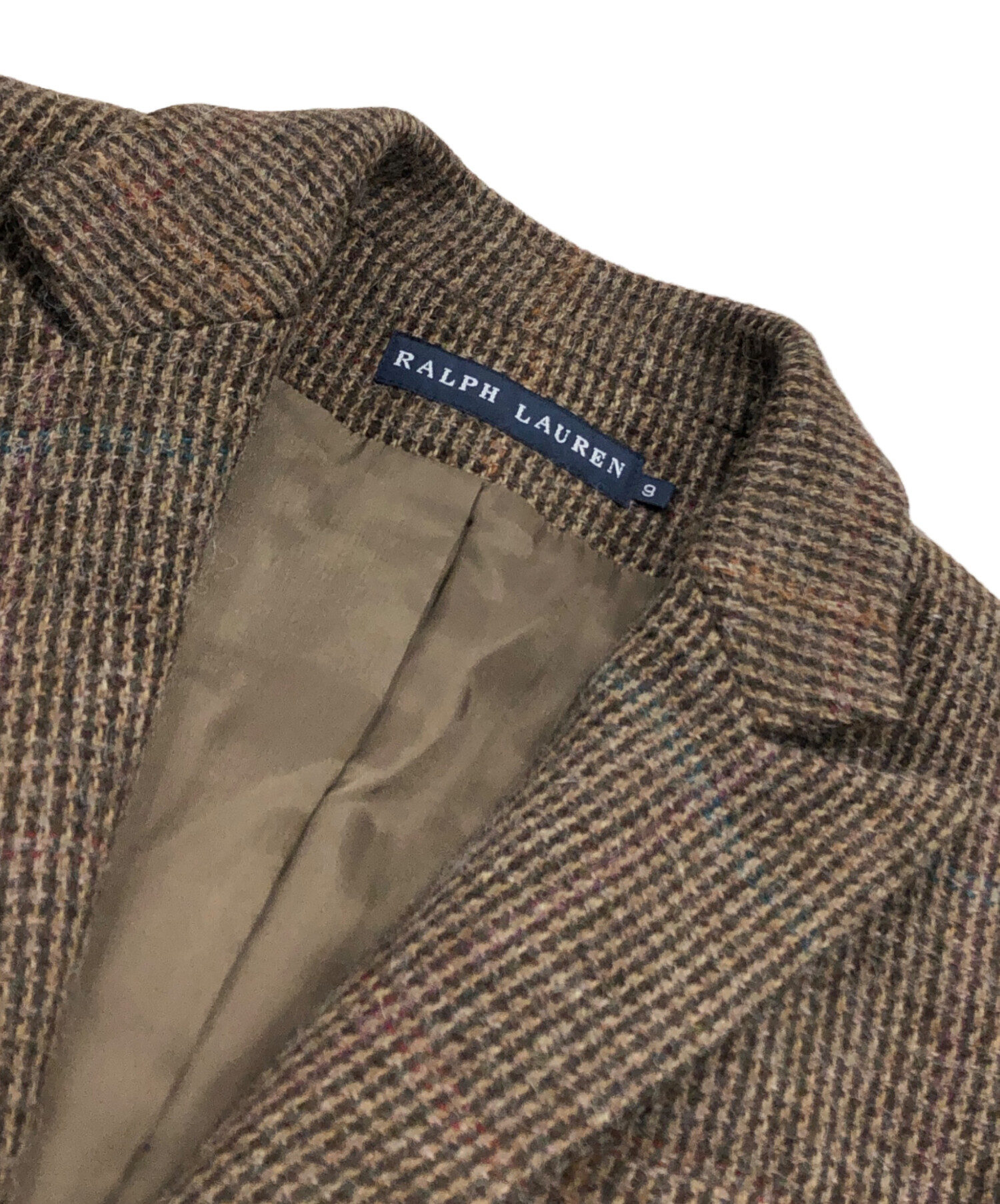 【美品】 ラルフローレン アルパカ 羊毛 テーラード ジャケット ブラウン M 中古・古着通販】RALPH LAUREN (ラルフローレン) ウールアルパカ