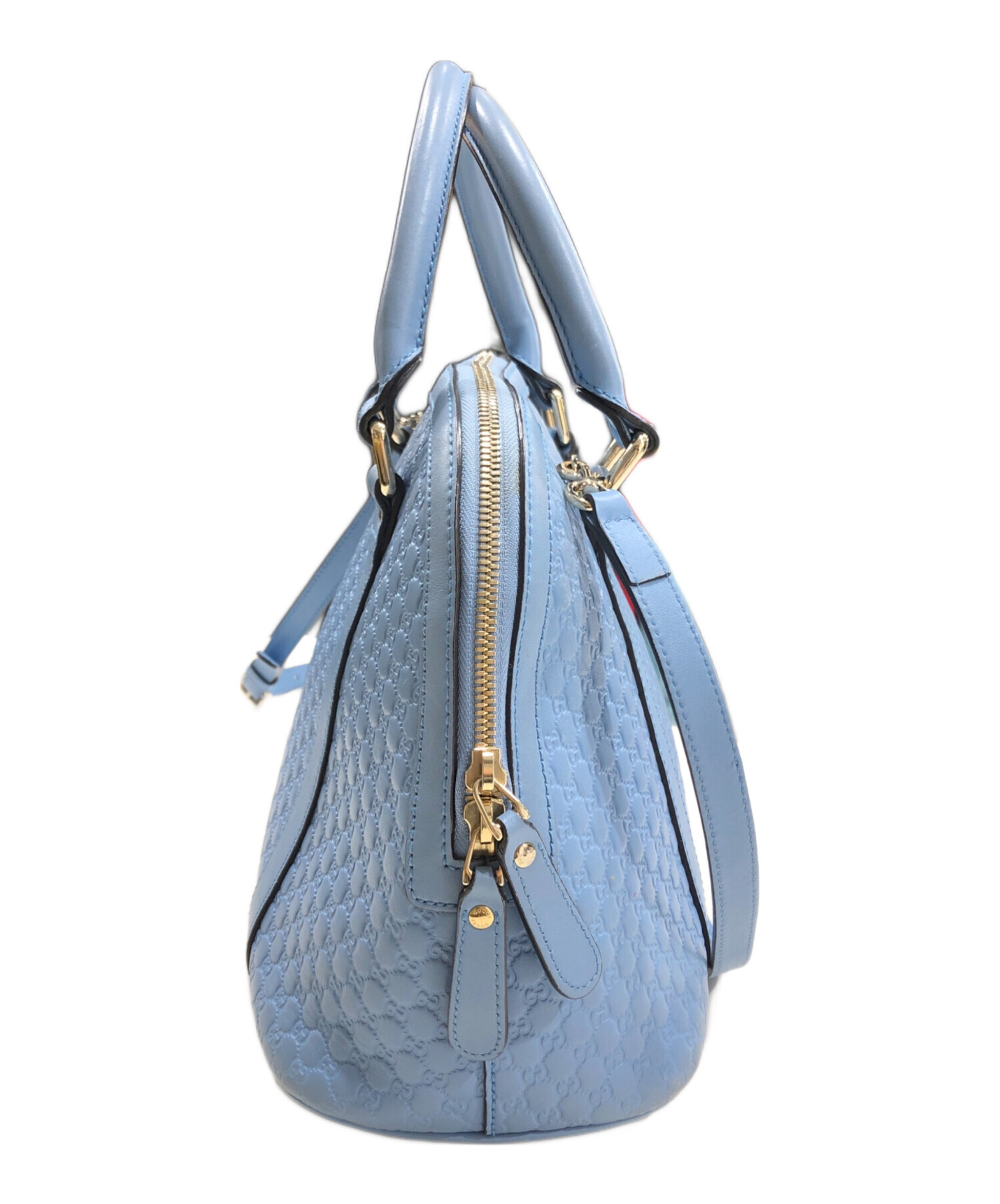 中古・古着通販】GUCCI (グッチ) マイクログッチシマ ハンドバッグ 