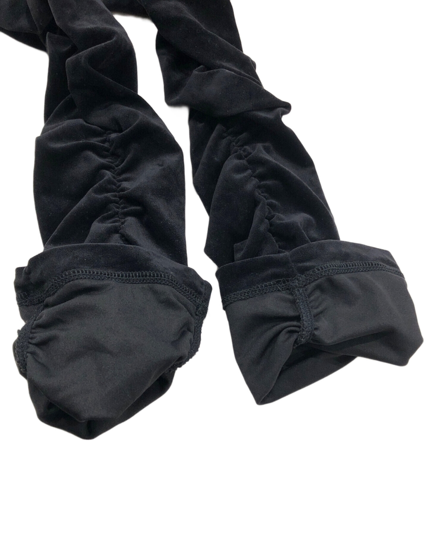 中古・古着通販】FETICO (フェティコ) ベロアボディースーツ ブラック