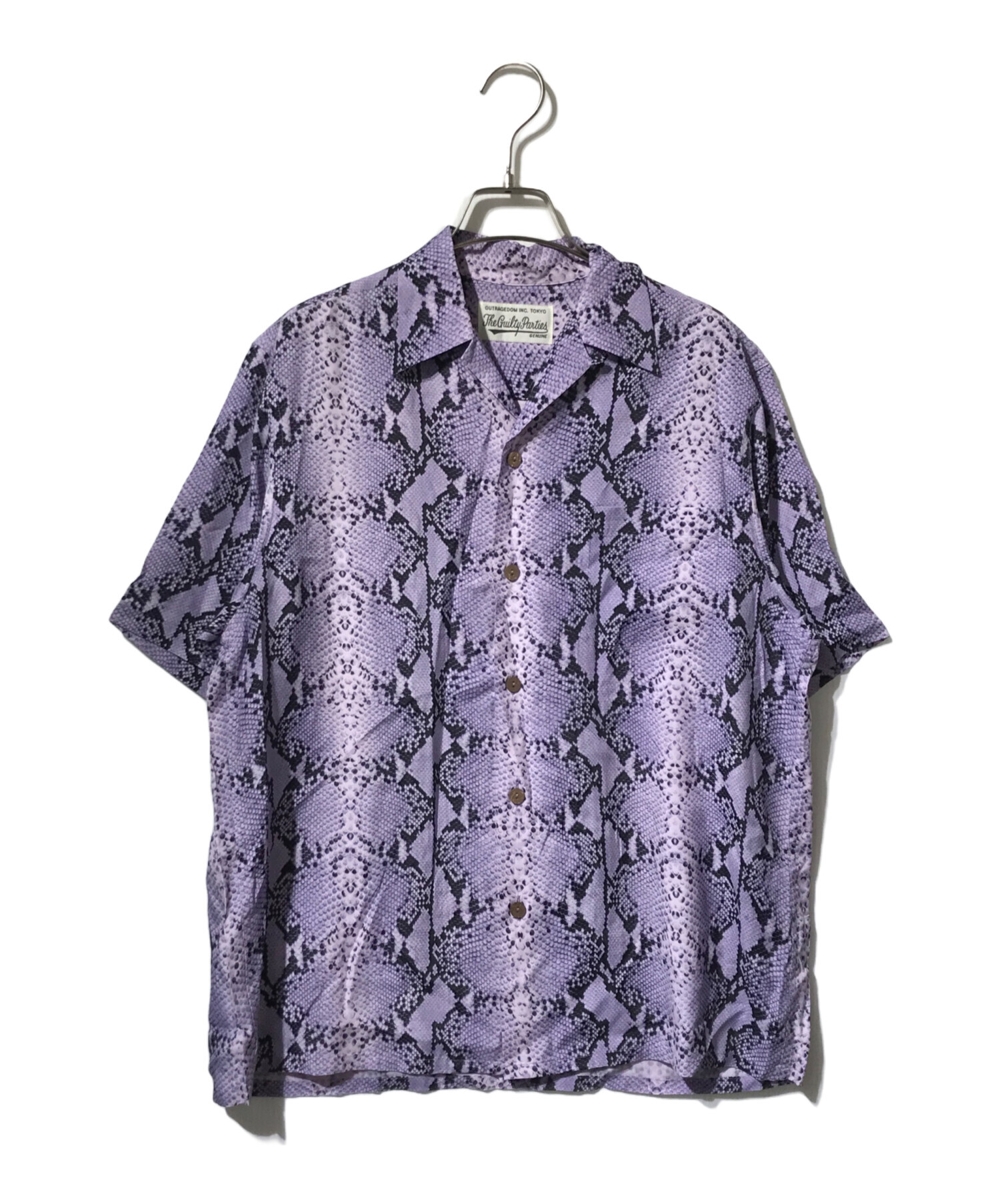 中古・古着通販】WACKO MARIA (ワコマリア) 蛇柄アロハシャツ パープル