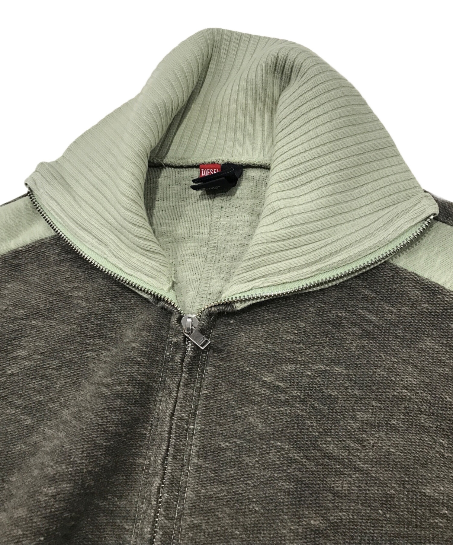 DIESEL ドライバーズニット 新品未使用 中古・古着通販】DIESEL (ディーゼル) ドライバーズニット グリーン