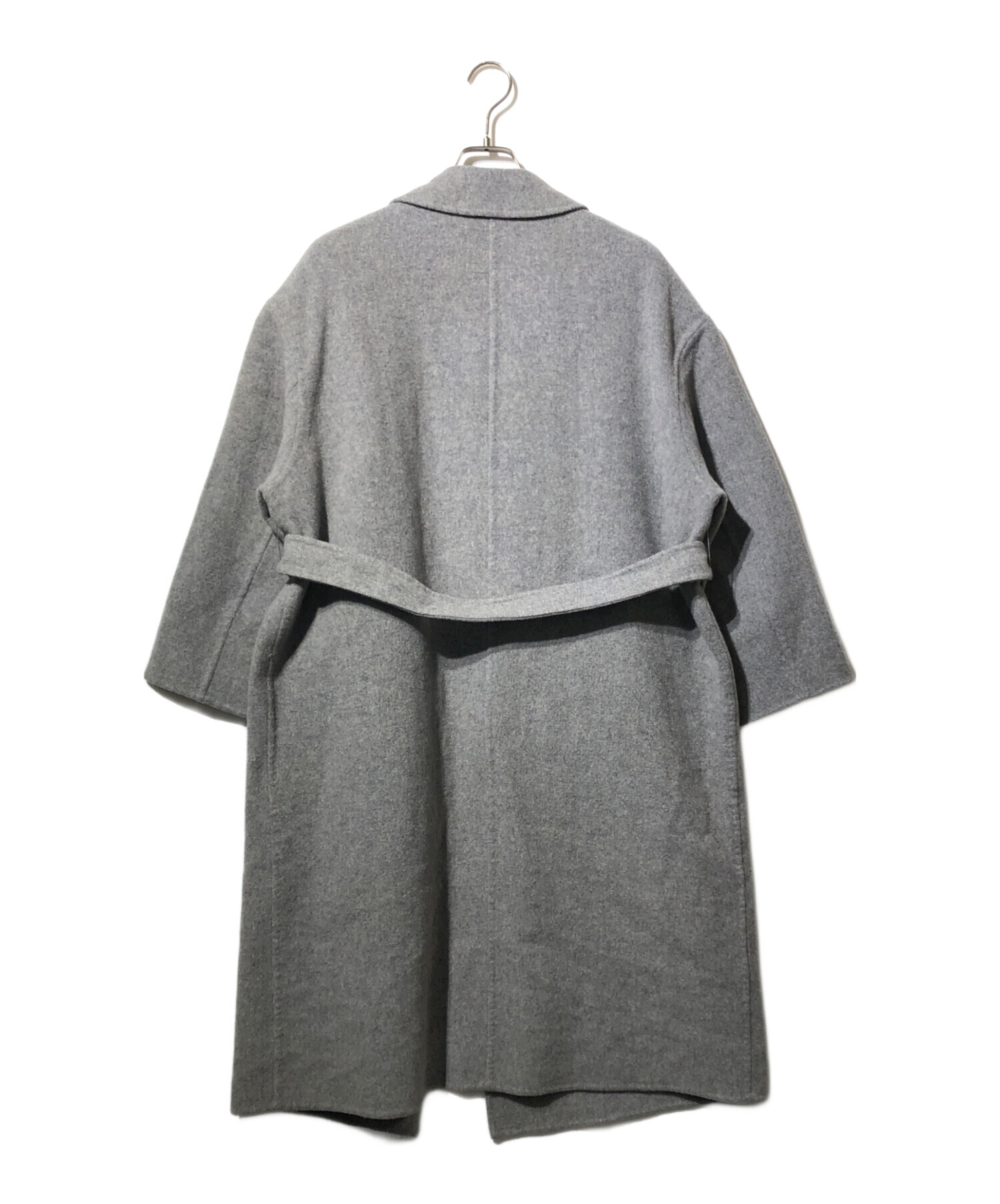 中古・古着通販】23区 (ニジュウサンク) リバーロングコート グレー 