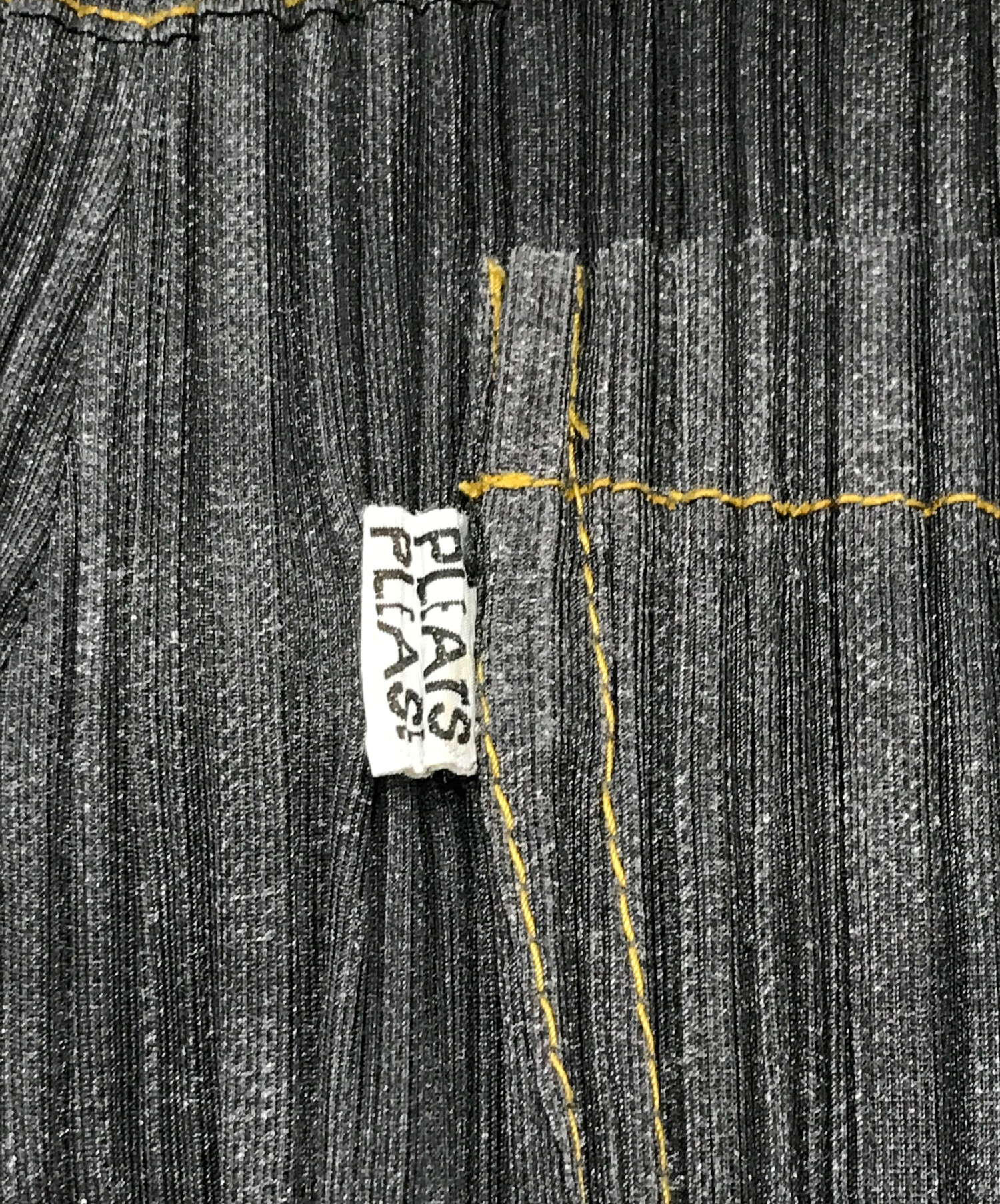 中古・古着通販】PLEATS PLEASE (プリーツプリーズ) デニム転写