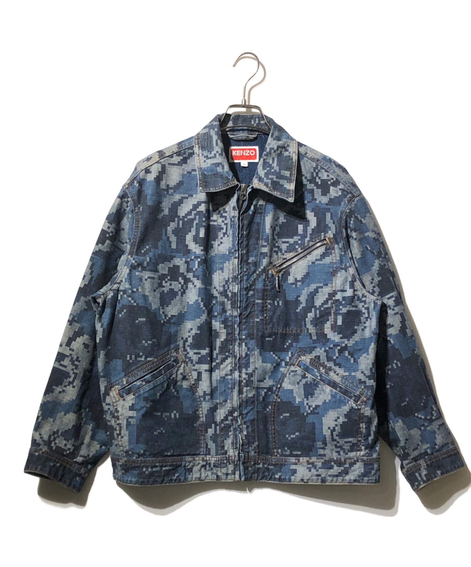 中古・古着通販】KENZO (ケンゾー) ピクセルローズプリントジャケット