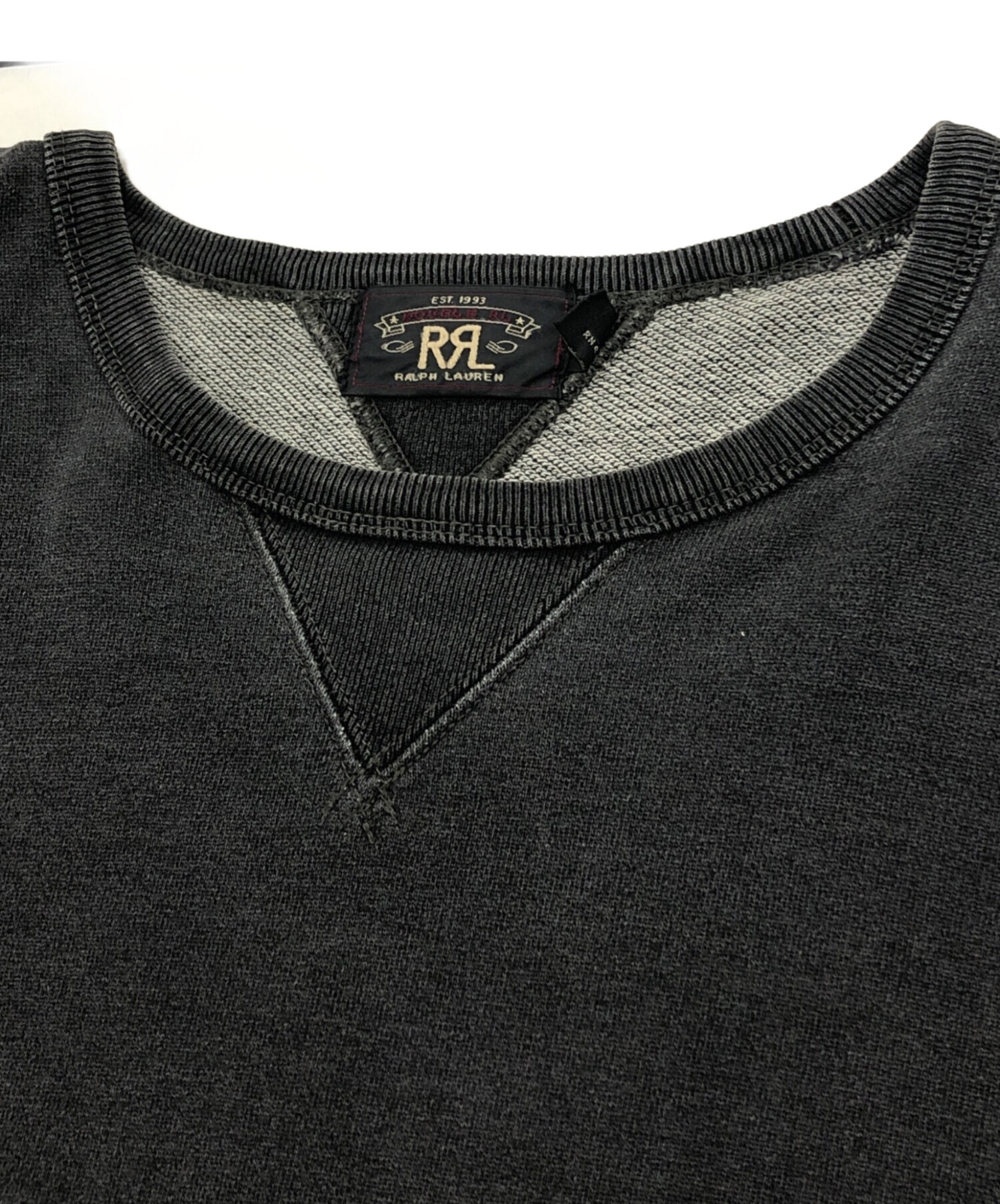 中古・古着通販】RRL (ダブルアールエル) オールド加工クルーネック