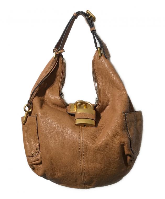中古・古着通販】Chloe (クロエ) レザーワンショルダーバッグ ブラウン