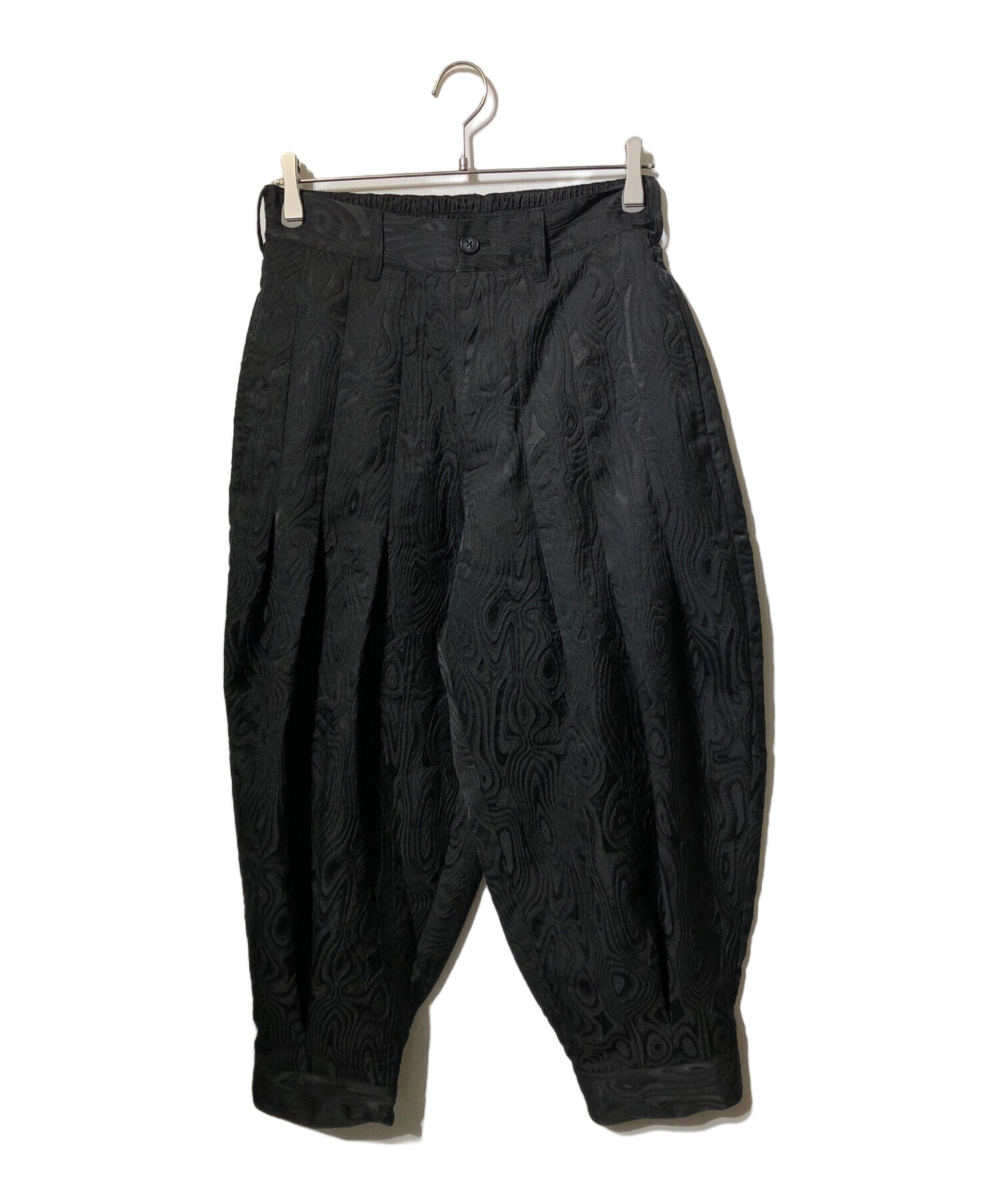 中古・古着通販】glamb (グラム) Jacquard Balloon Pants ブラック