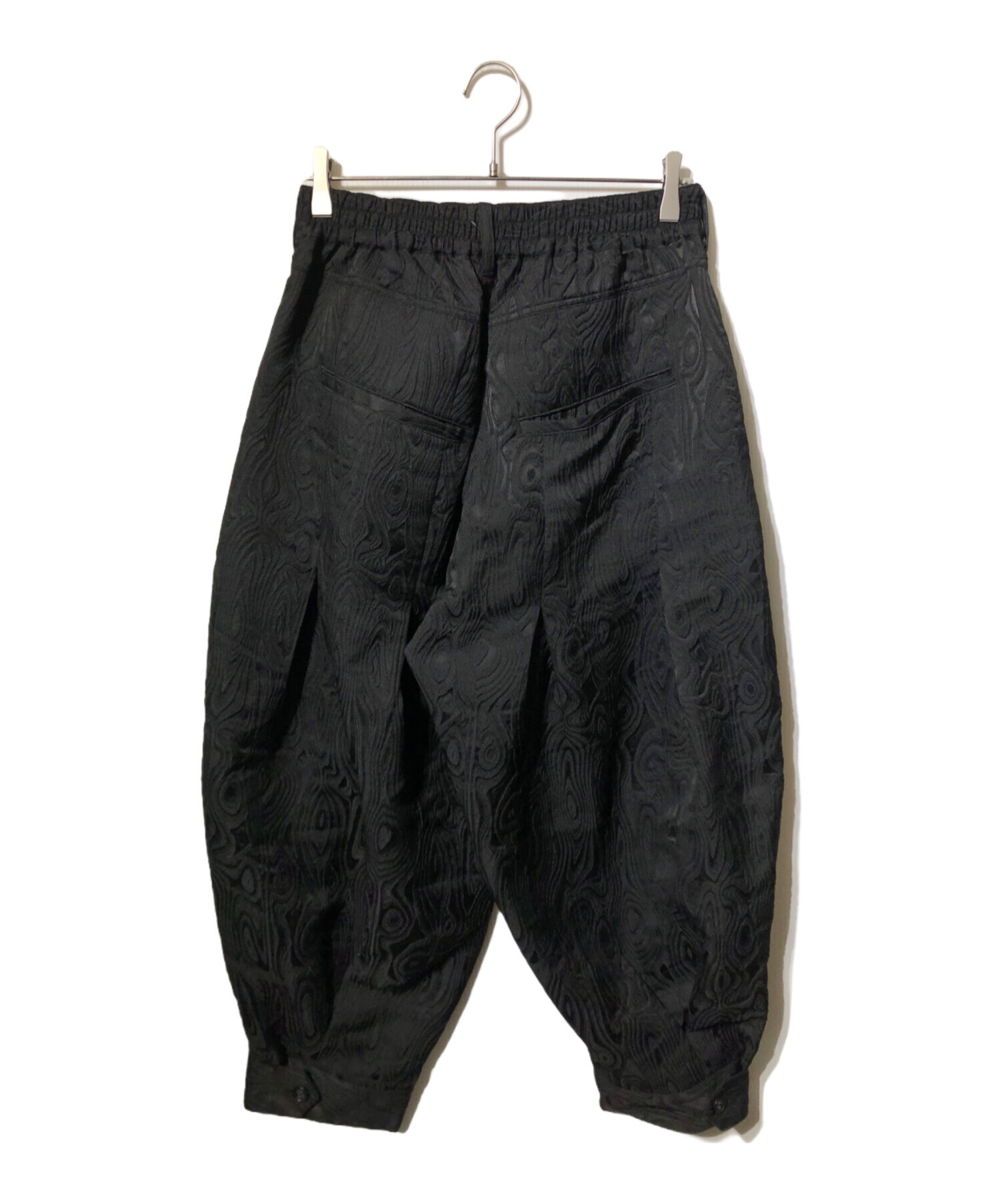 中古・古着通販】glamb (グラム) Jacquard Balloon Pants ブラック