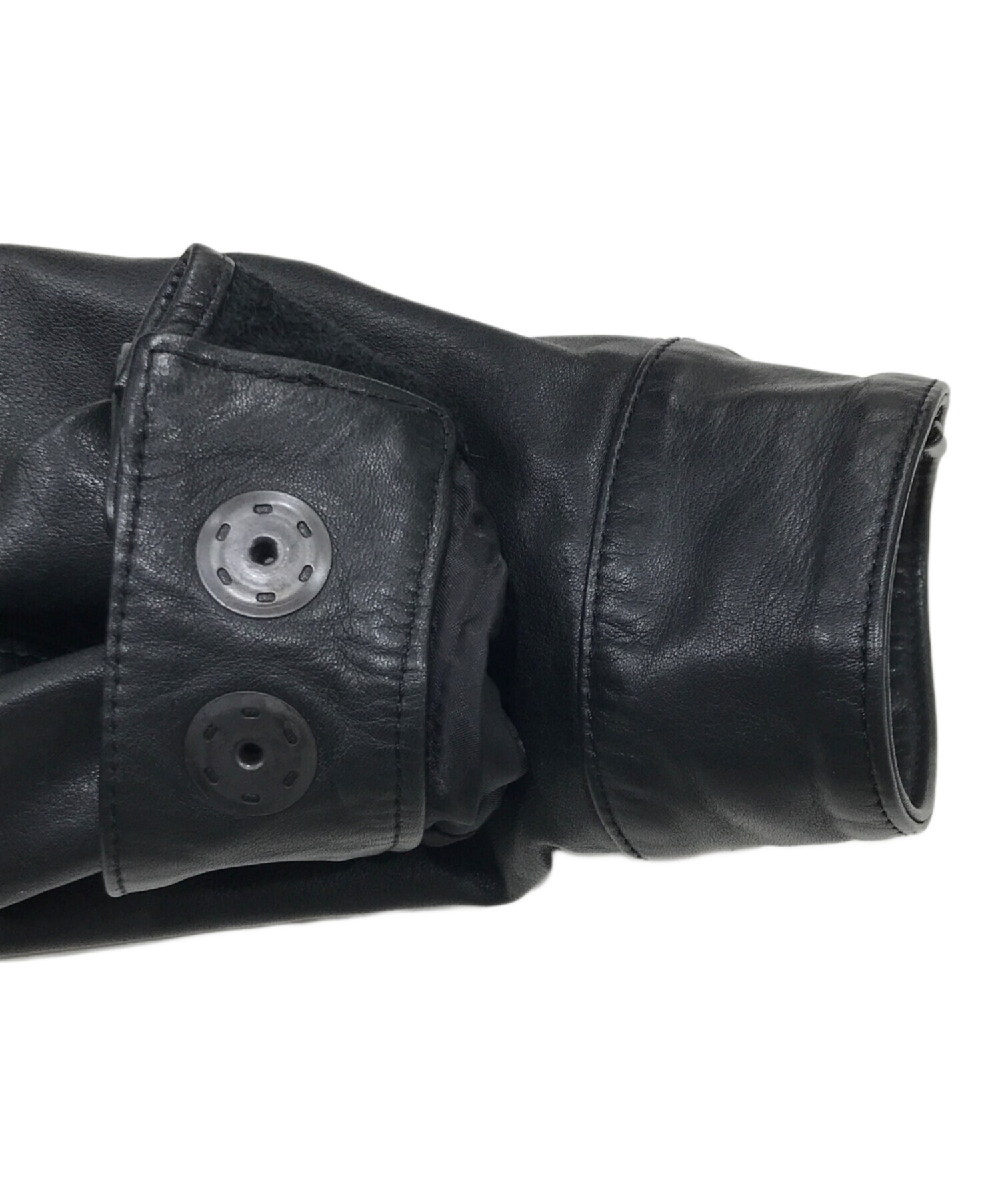 【新品】UNITED ARROWS × HYKEモーターサイクルレザージャケット UNITED ARROWS（ユナイテッドアローズ）の「別注＜HYKE＞Motorcycle