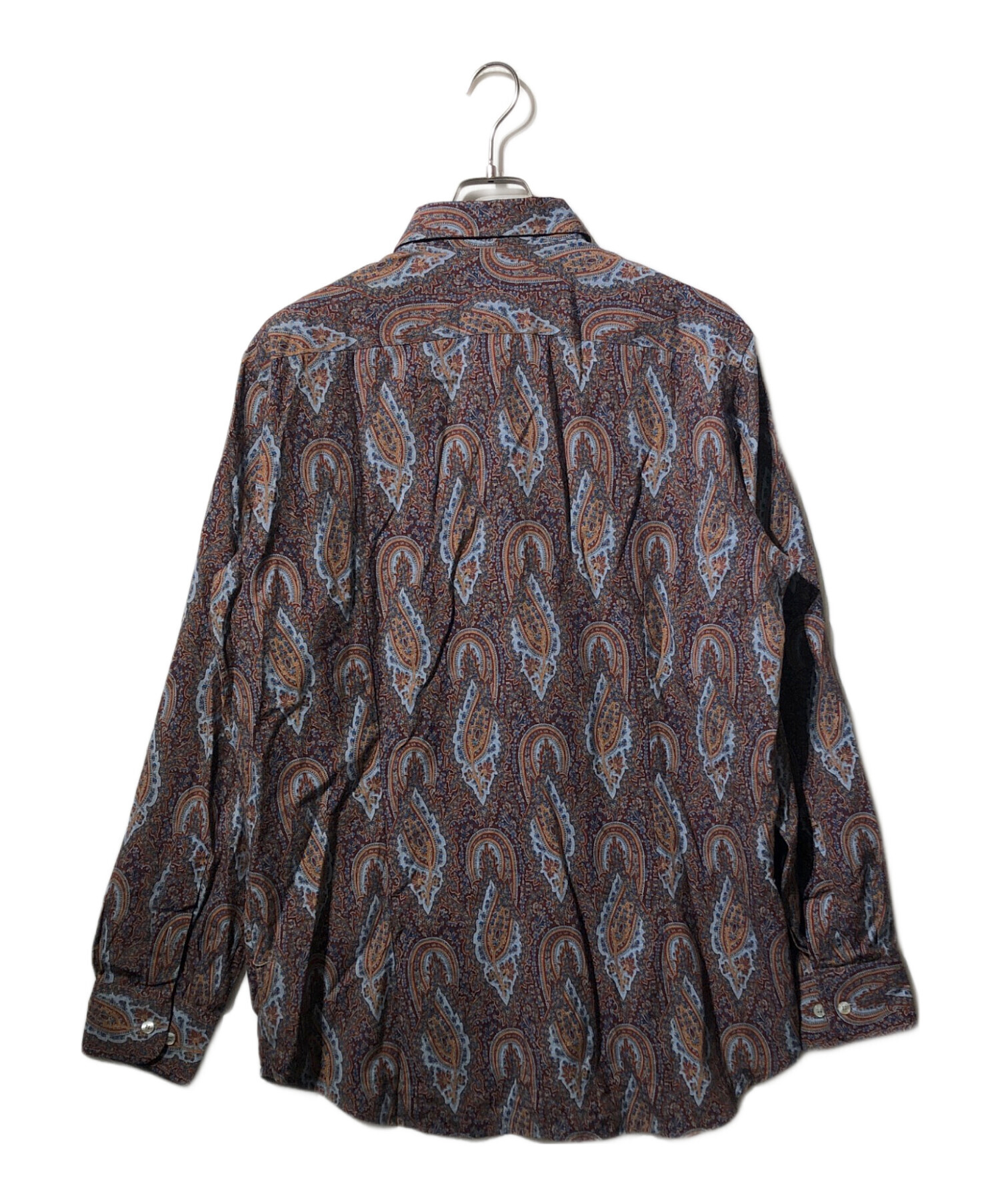 未使用級 着用数回程度 エトロ コート ペイズリー 総柄 長袖シャツ タグ付き ETRO (エトロ) ペイズリージャガード シングル ロングコート