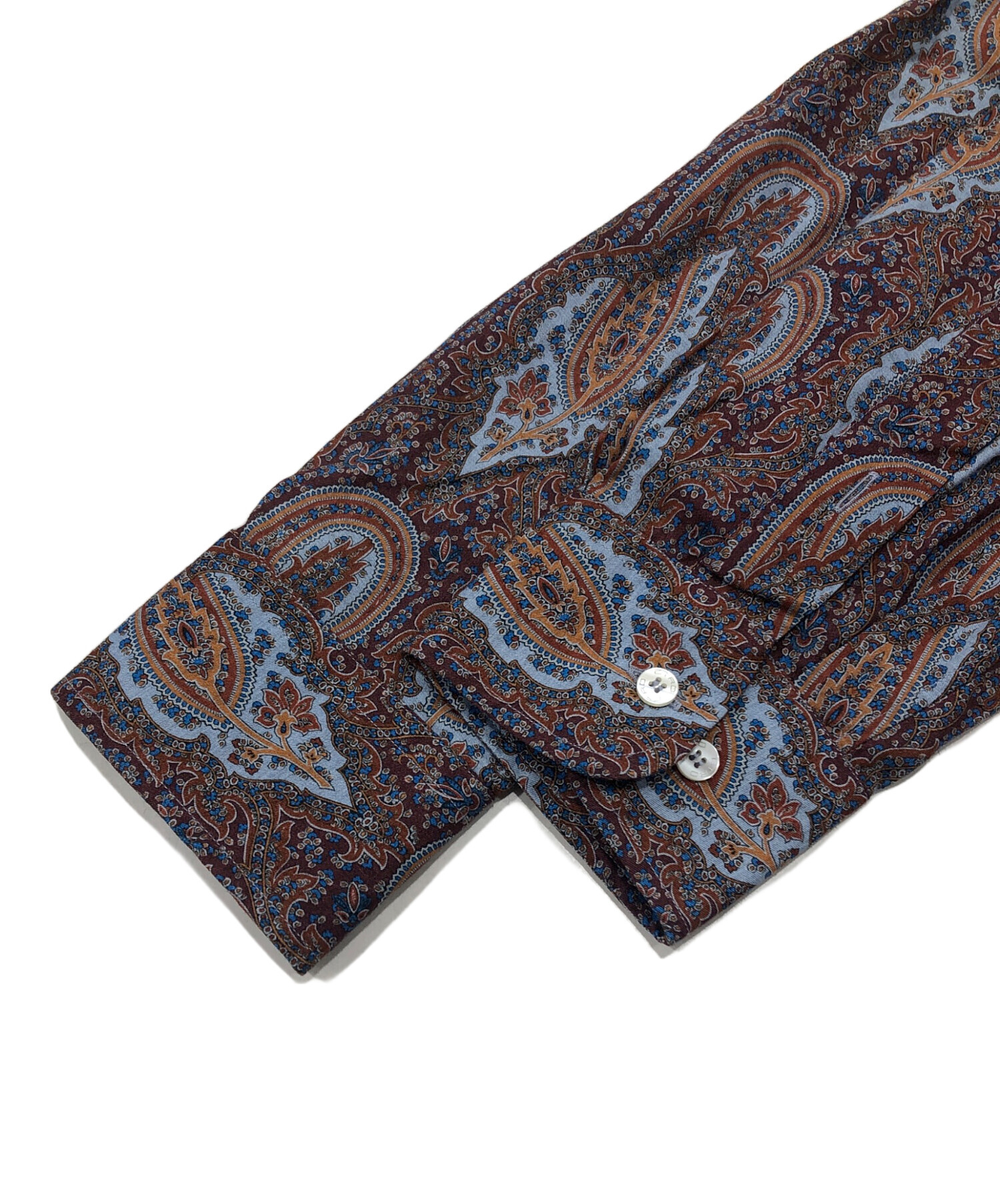 中古・古着通販】ETRO (エトロ) ペイズリー柄シャツ マルチカラー