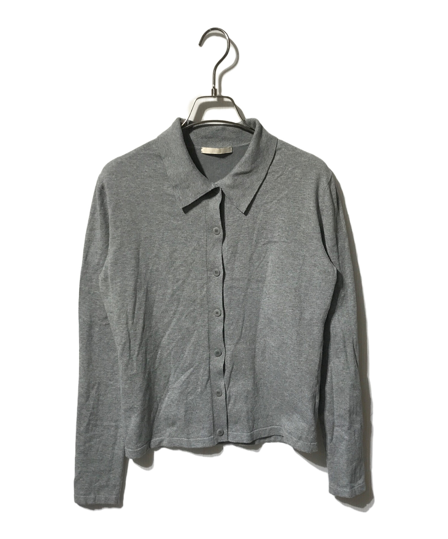 Plageプラージュ Collar カーディガン グレー プラージュ Plage Collar カーディガン （グレー） - ファッション通販