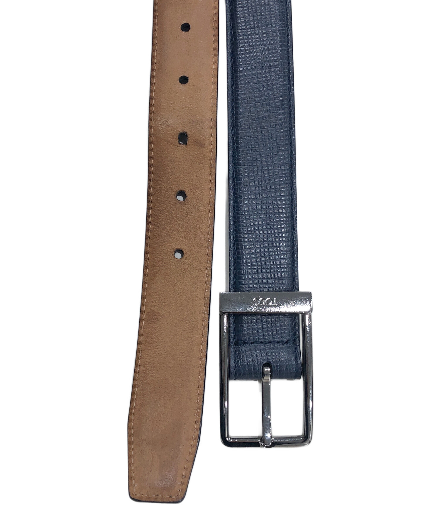 TOD'S 本革 ベルト 95 中古・古着通販】TOD'S (トッズ) BRIDGE BELT レザーベルト（ブリッジ
