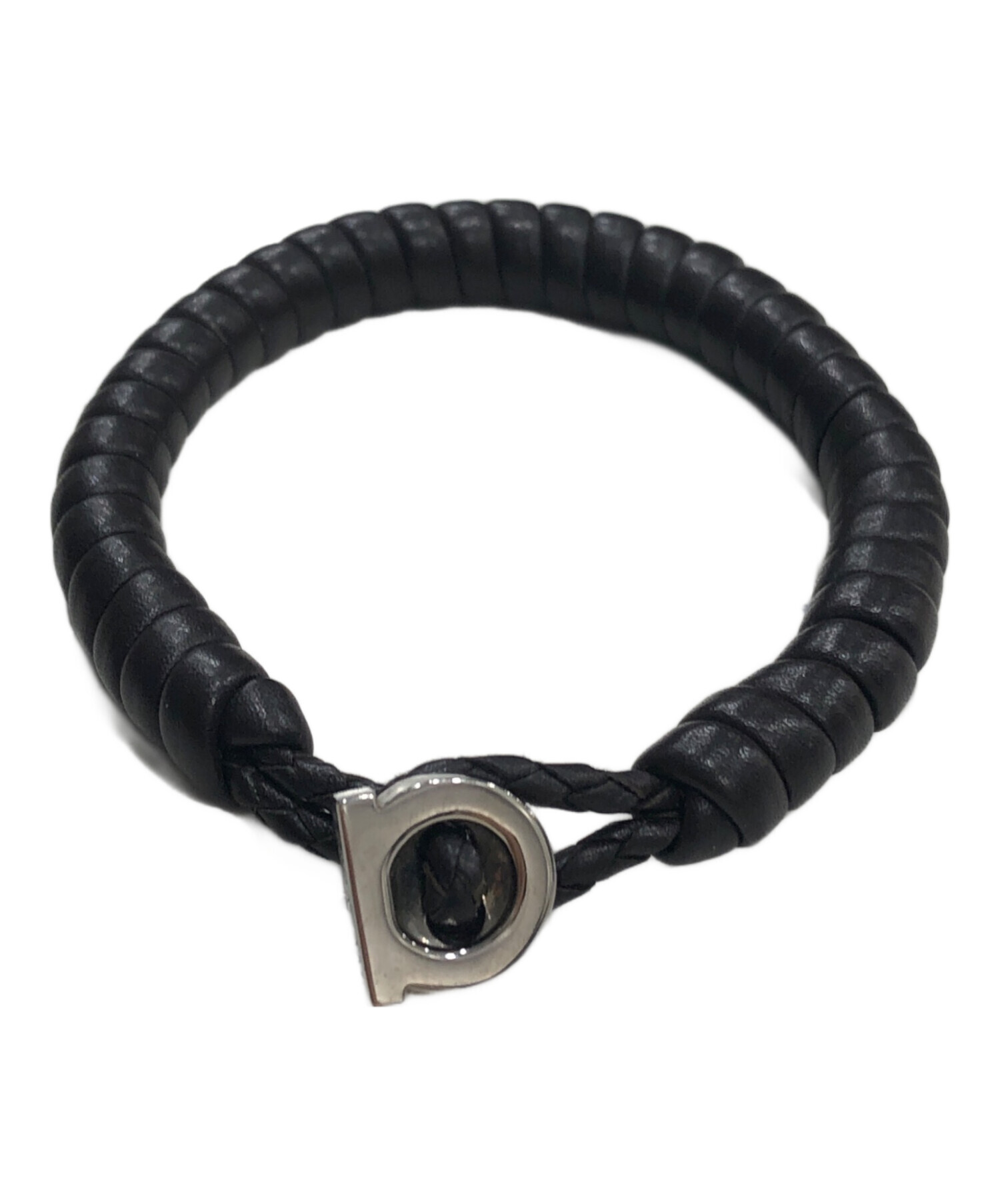 中古・古着通販】Ferragamo (フェラガモ) レザーコイルブレスレット